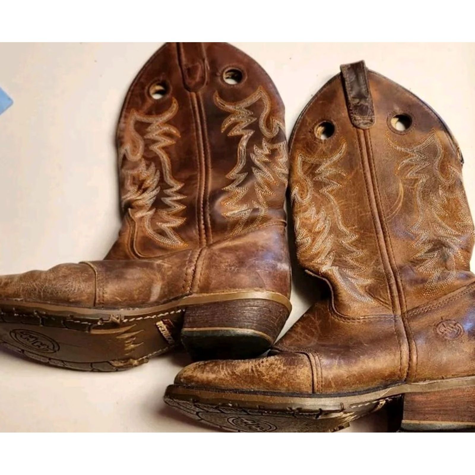 Doublet VINTAGE? No. DOUBLE H Boots Western Boots Women 8.5 M Buckaroo Gel Ice Buckaroo Western Cowboy Boots Women 8.5 M USA MADE DH5159 Size US 9 / IT 39 - 3 Thumbnail