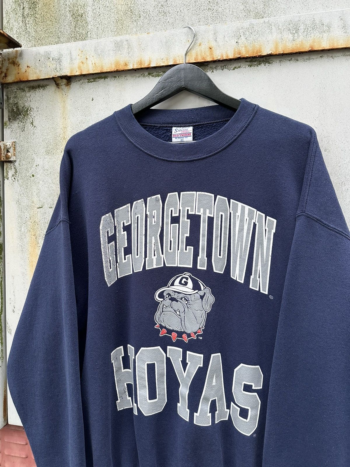 Vintage Vintage 90’s Georgetown Hoyas Baseball Crewneck Size US L / EU 52-54 / 3 - 5 Thumbnail