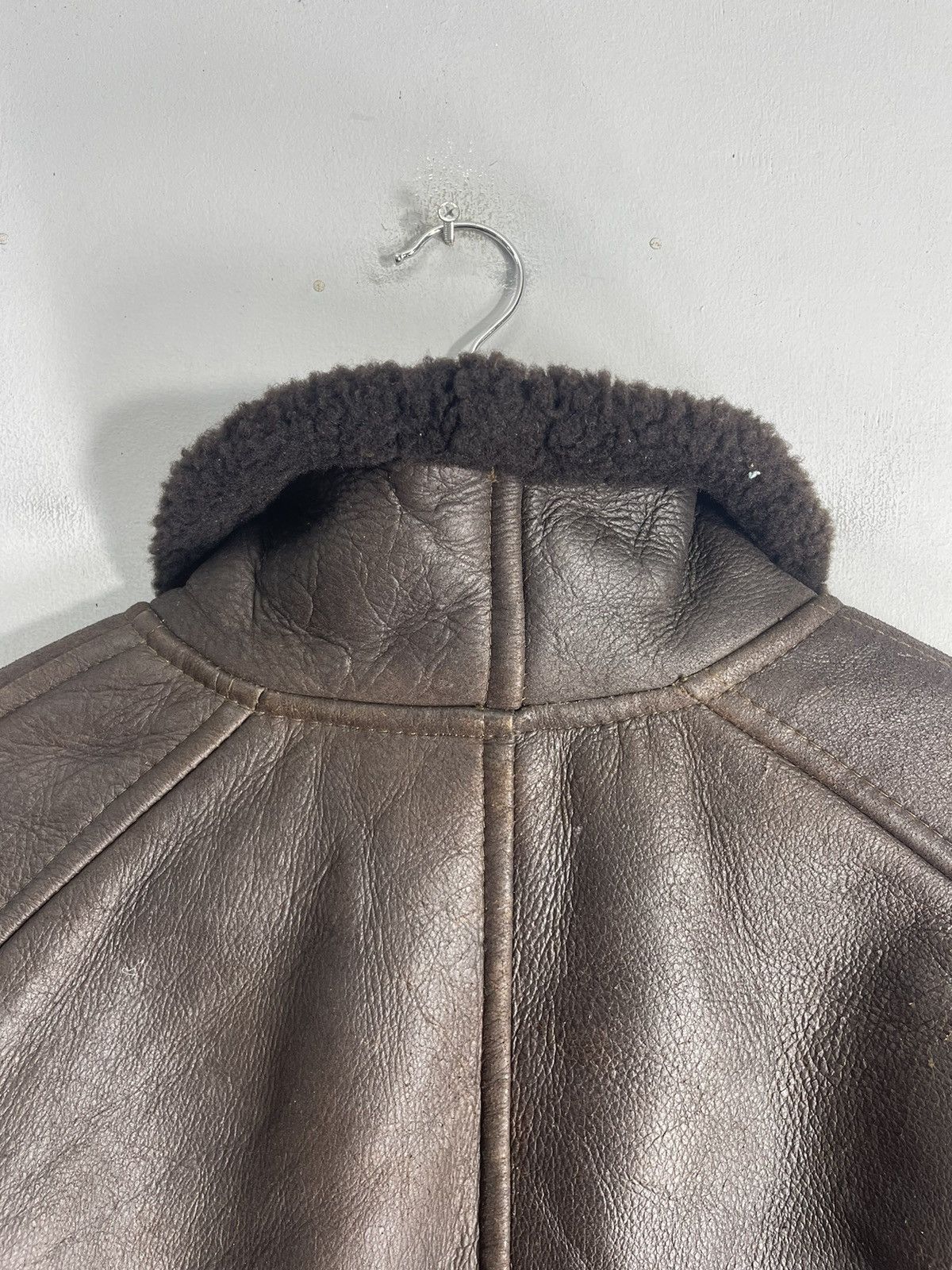 Vintage Vintage B 3 Leather Jacket Lining Sherpa Zipper Size US M / EU 48-50 / 2 - 8 Thumbnail