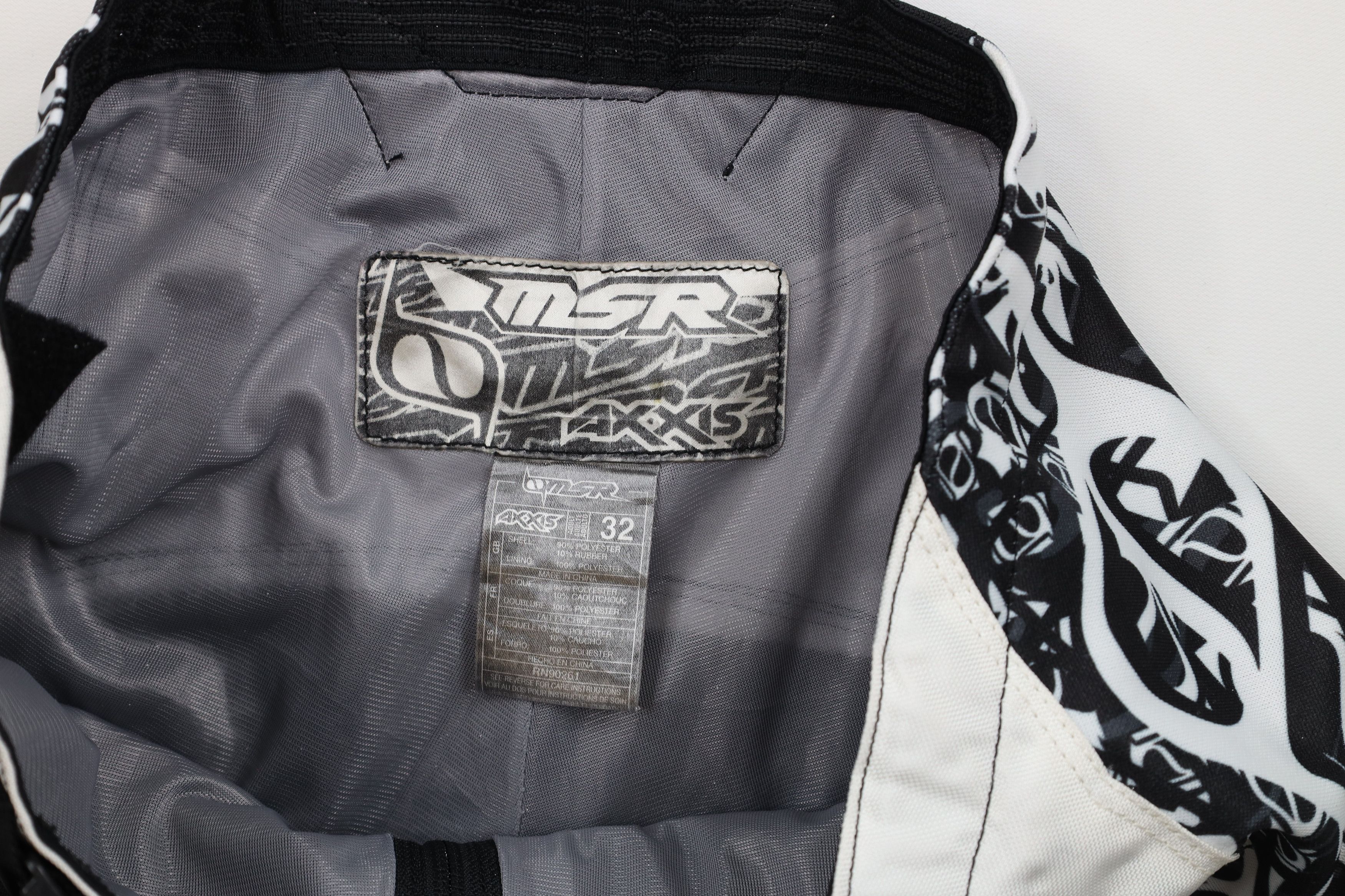 Vintage Vintage Moto Motorcycle Motocross Racing Pants White Black Size US 32 / EU 48 - 5 Thumbnail