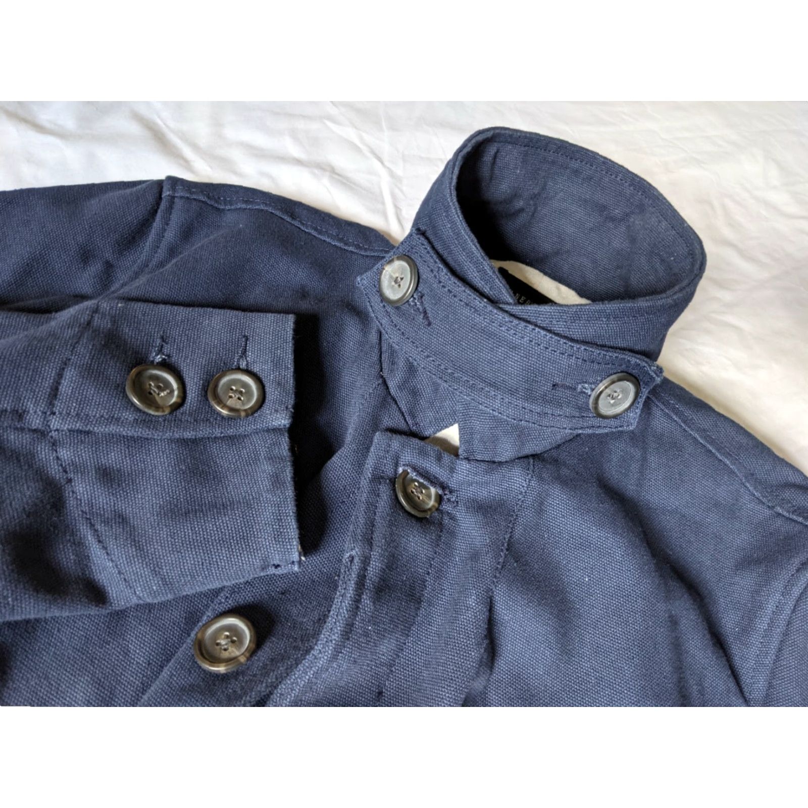 Zanerobe Zanerobe Chore Hunting Field Jacket Navy Blue Canvas XL Men Coat Size US XL / EU 56 / 4 - 2 Thumbnail