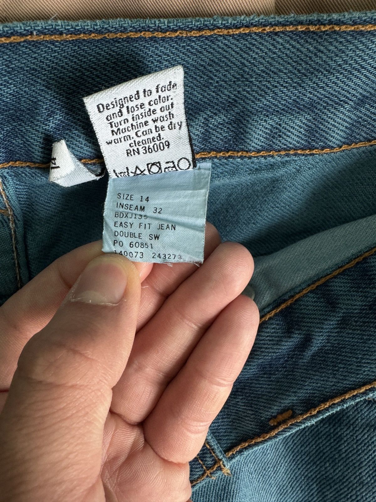 Calvin Klein Men’s Easy Fit Jeans Calvin Klein Vintage Size 14 Size US 34 / EU 50 - 22 Thumbnail