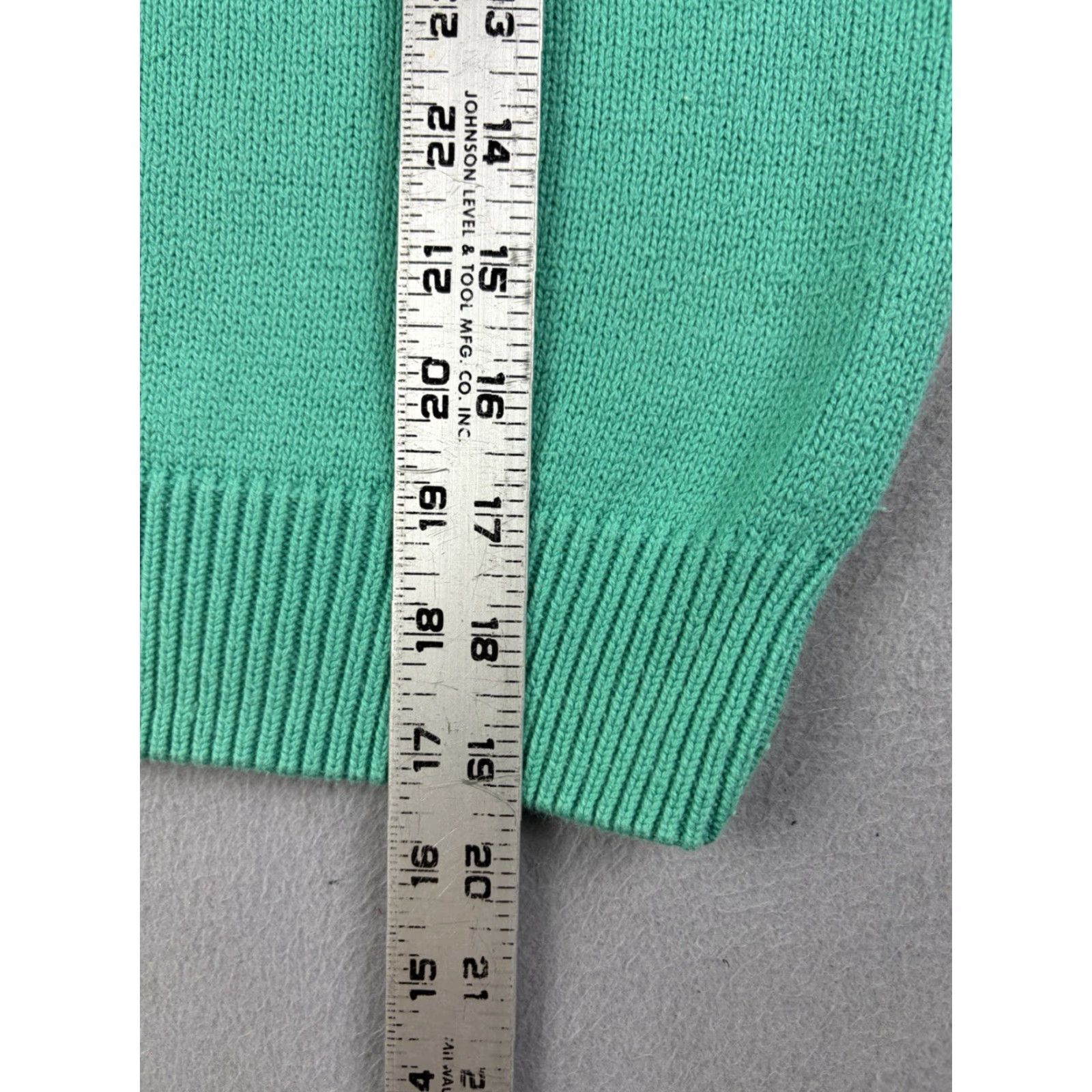 Brooks Brothers VINTAGE Brooks Brothers Sweater Women’s Small Green Cotton Short Sleeve 80s Size S / US 4 / IT 40 - 7 Thumbnail