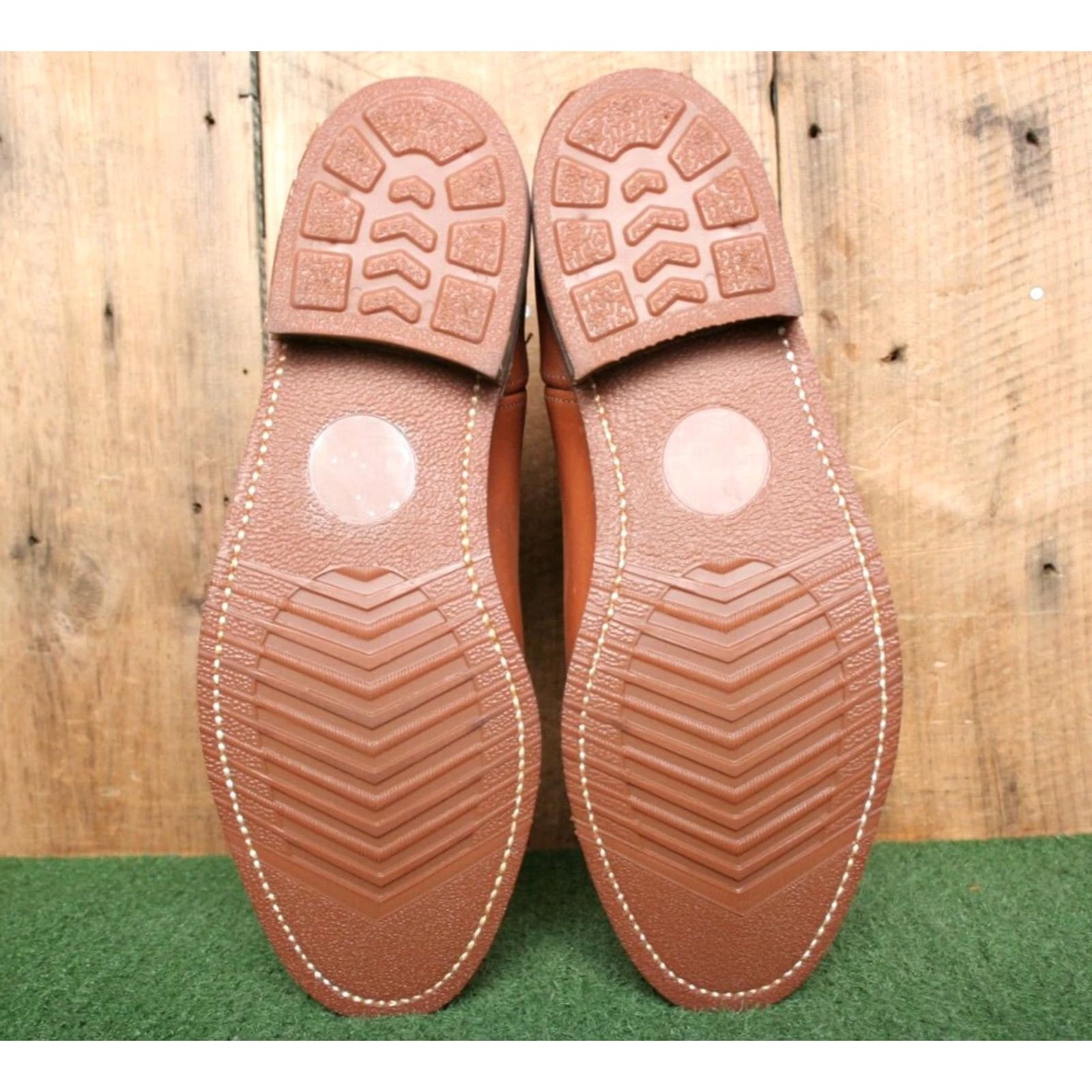 Vintage VINTAGE PROTECTOR Leather 10" Western Work Boots Sz. 9D Steel Toe Brown Men Size US 9 / EU 42 - 4 Thumbnail