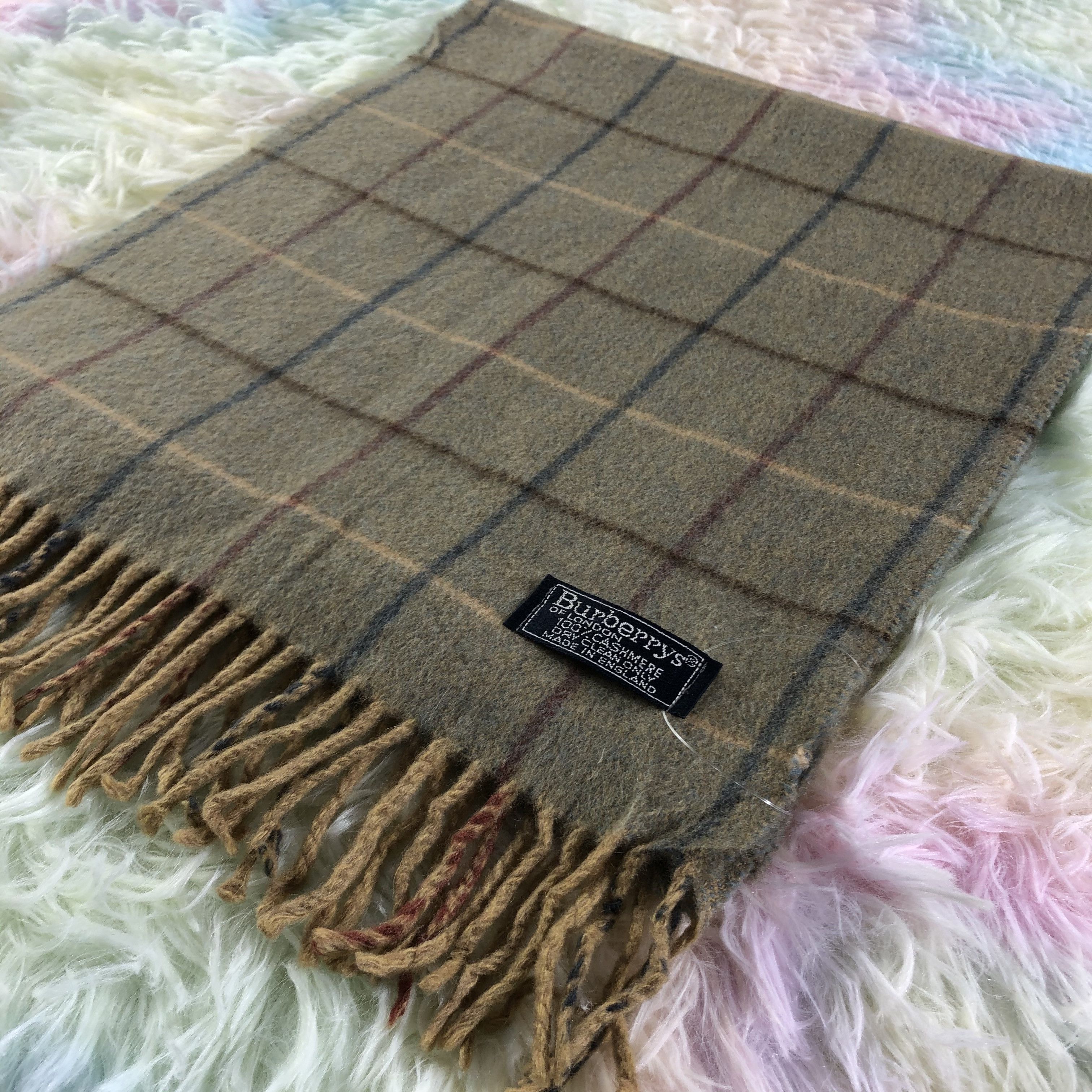 Burberry × Vintage Burberry Scarf / Muffler / Neckwear - KM222 Size ONE SIZE - 3 Thumbnail