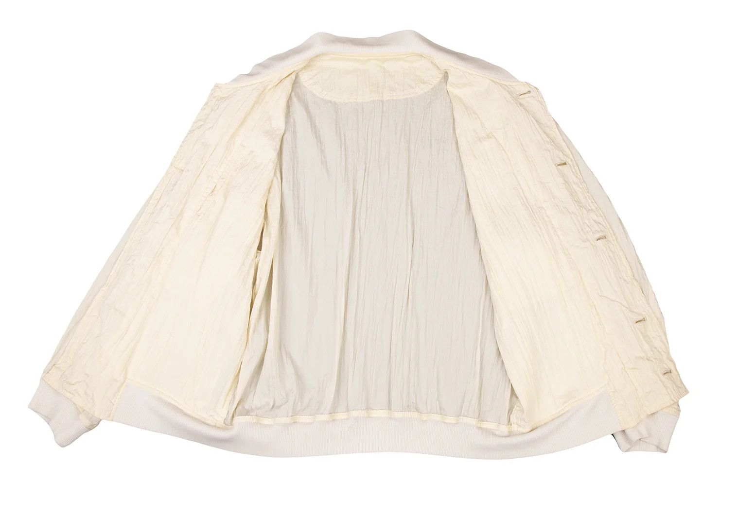 Issey Miyake Wrinkled Pleats Blouson in Cream M Size US M / EU 48-50 / 2 - 13 Thumbnail