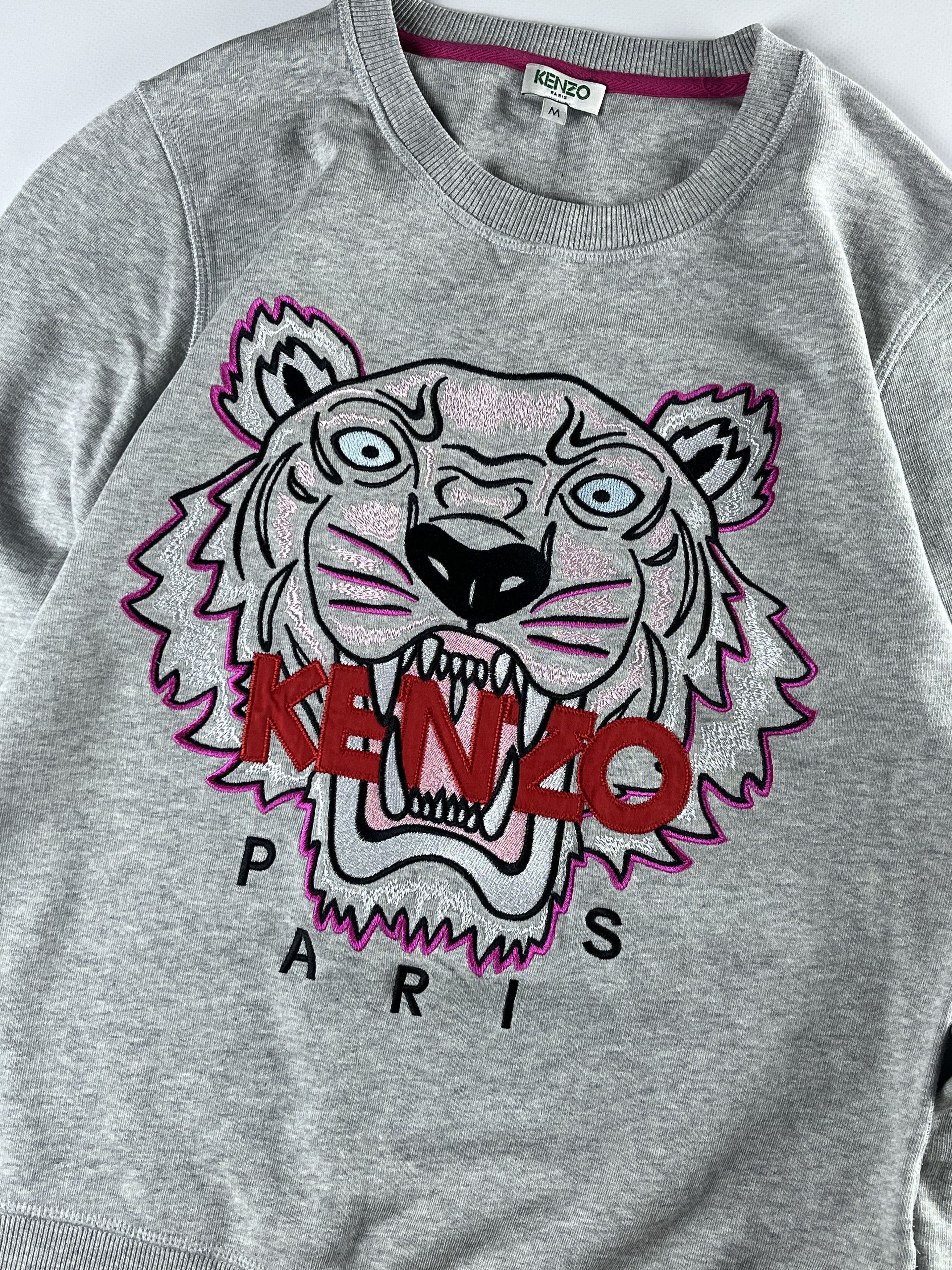 Kenzo × Vintage Kenzo Vintage Center Logo Sweatshirt Size US S / EU 44-46 / 1 - 2 Thumbnail