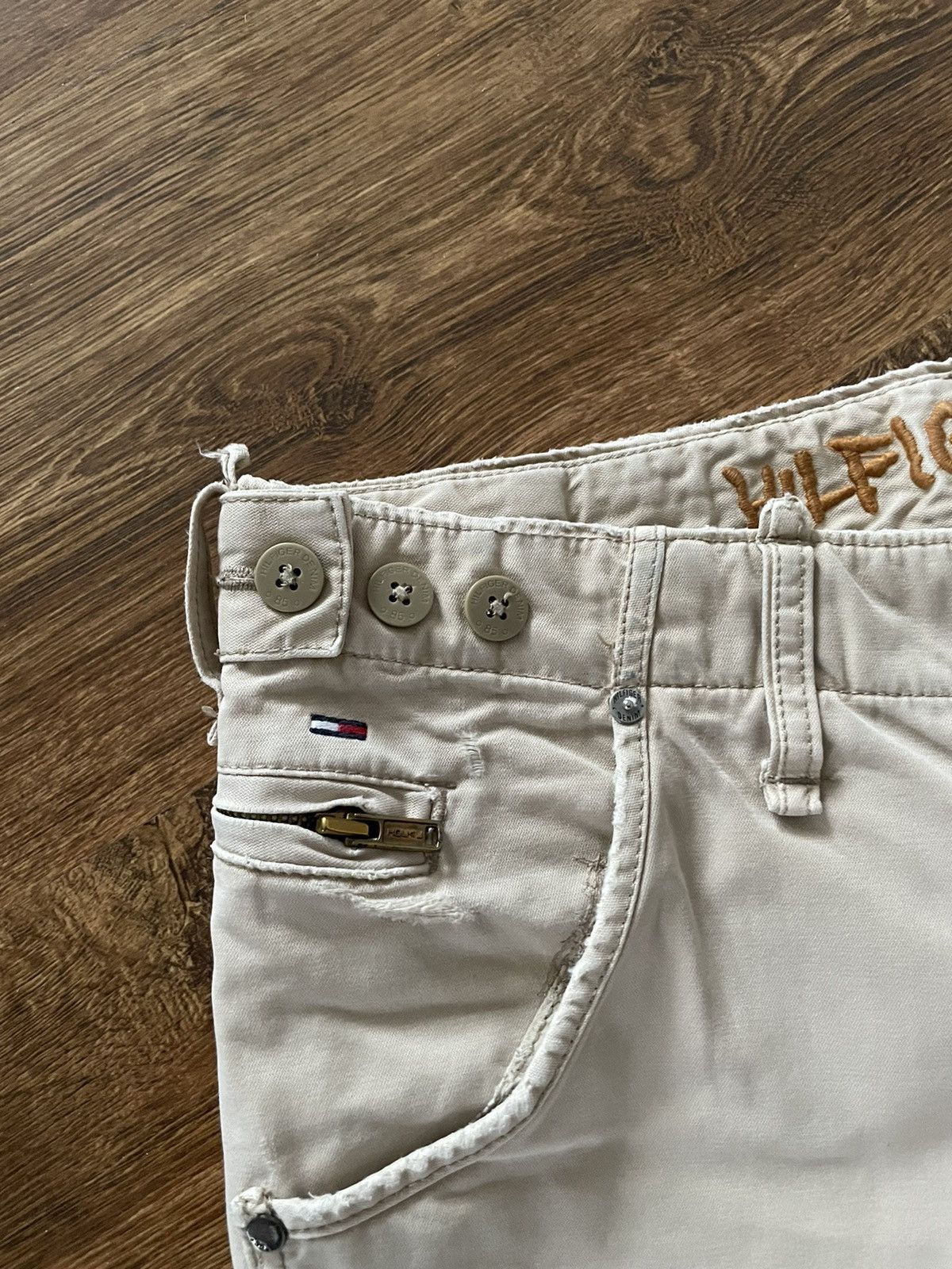 Tommy Hilfiger × Vintage Vintage Tommy Hilfiger Cargo Pants Size US 35 - 2 Thumbnail