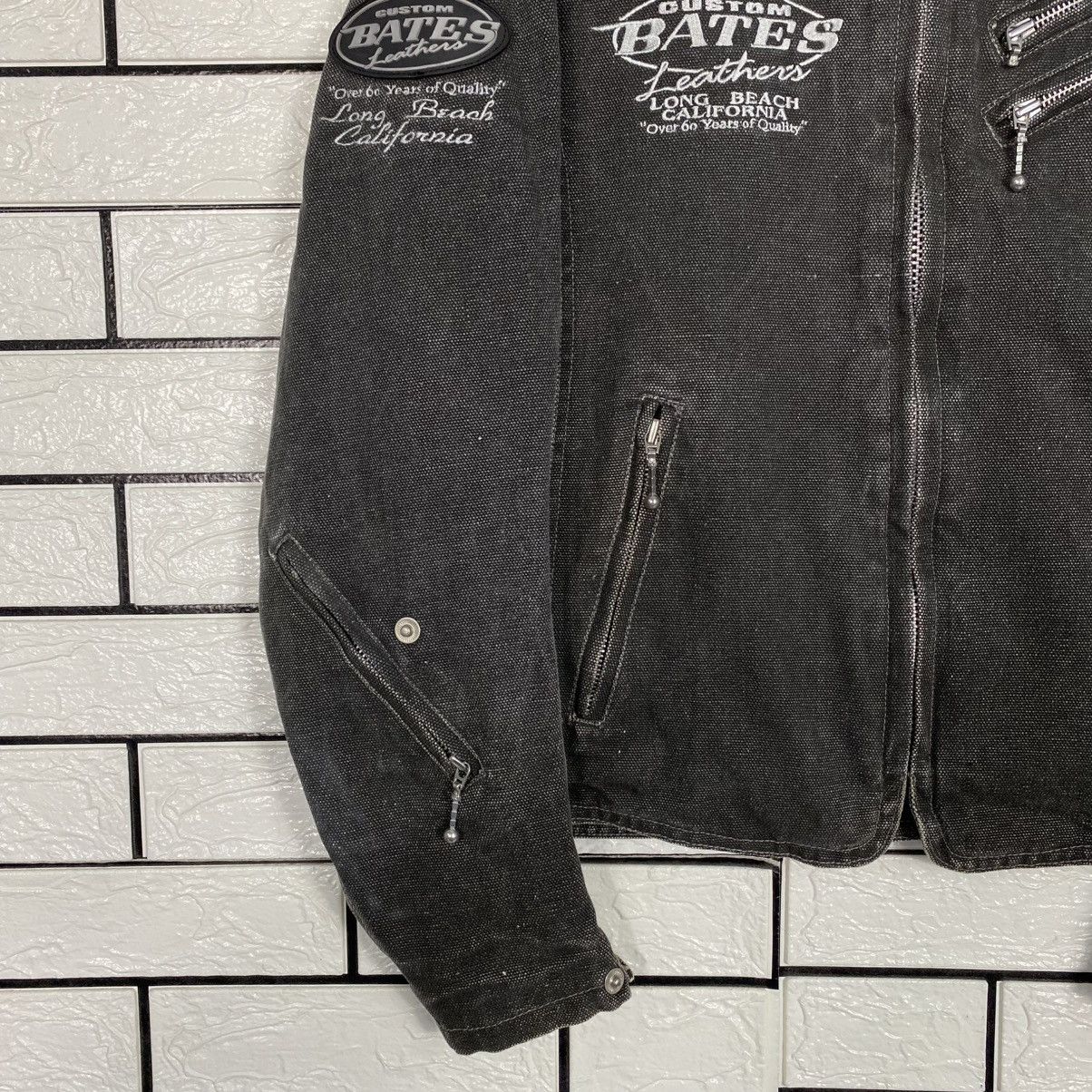 Japanese Brand 🔥VINTAGE BIKER JACKET CUSTOM BATES LEATHERS BIG LOGO Size US L / EU 52-54 / 3 - 4 Thumbnail