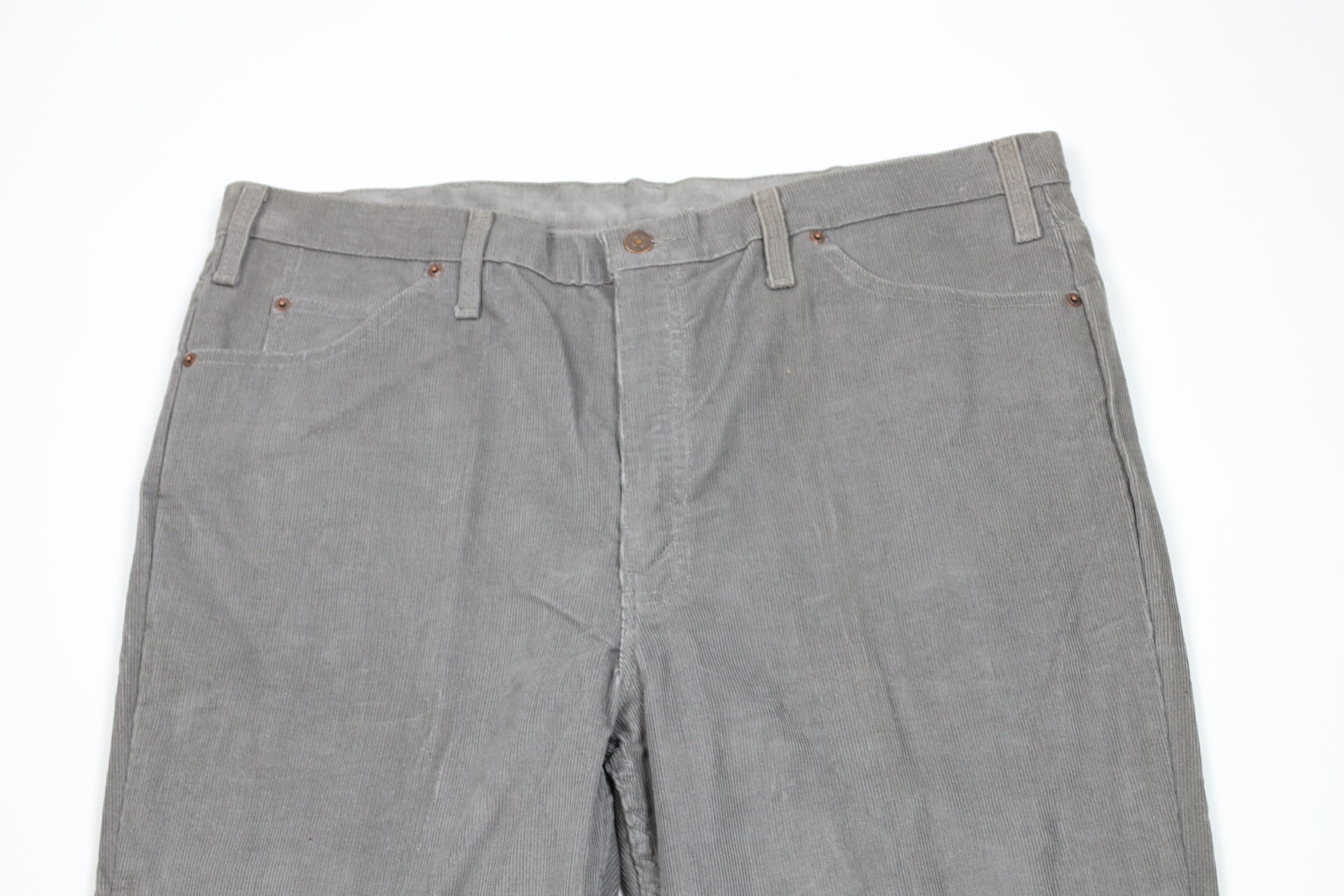 Levi's Vintage 80s Levis 517 Bootcut Wide Leg Corduroy Pants USA Size US 42 / EU 58 - 2 Thumbnail