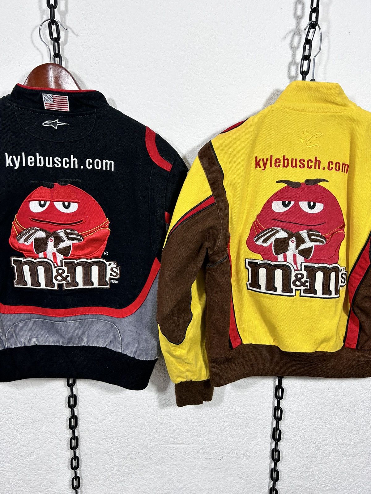 image of M&m’S Nascar Jacket Pack in Black, Men's (Size 2XS)