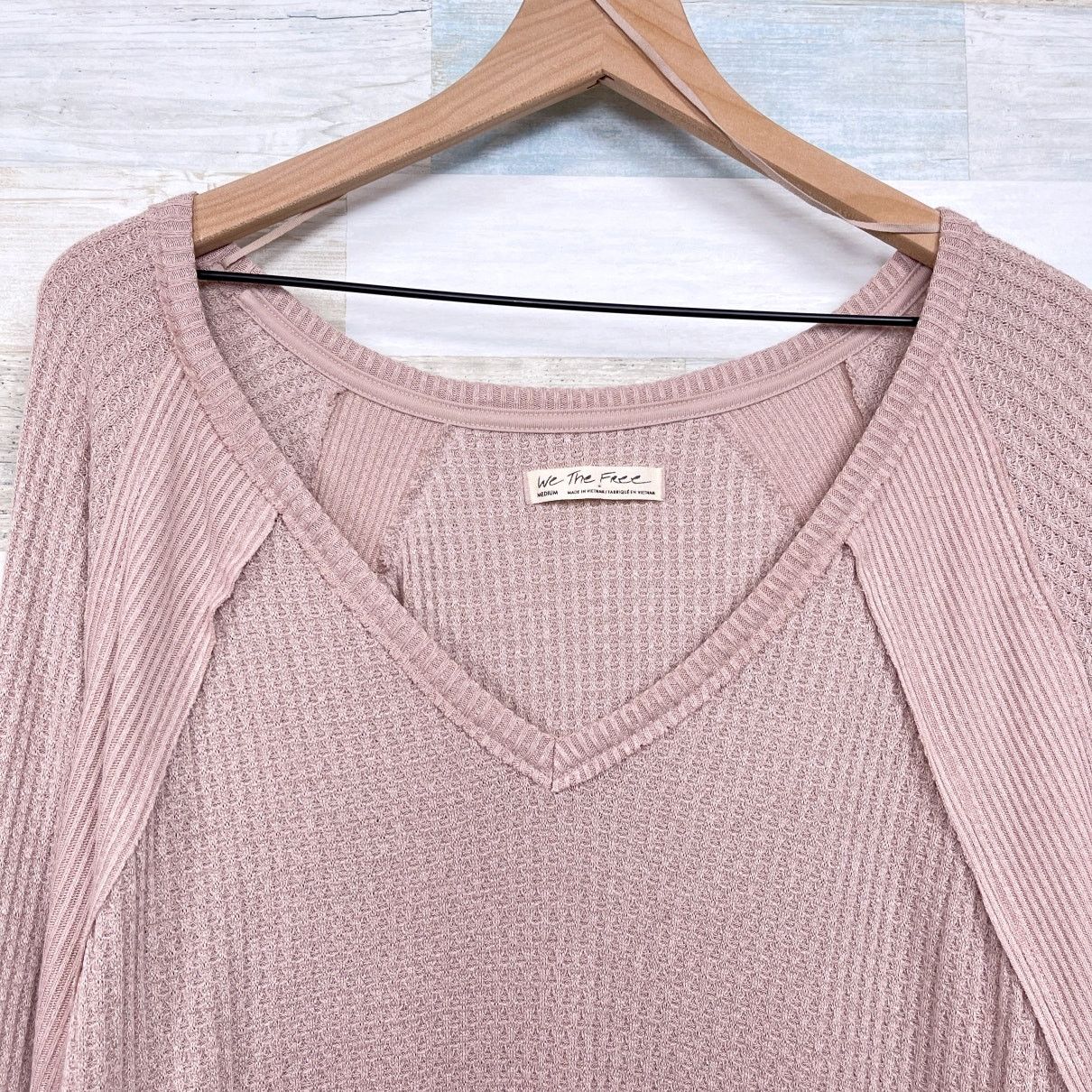 Free People We The Free People Santa Clara Thermal Top Beige Womens M Size M / US 6-8 / IT 42-44 - 2 Thumbnail