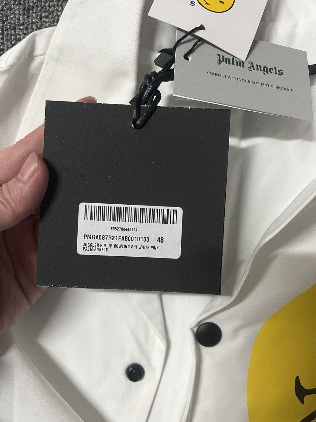 Palm Angels 「retail💲970」Brand new palm angels x smiley shirt size 48 Size US M / EU 48-50 / 2 - 9 Thumbnail