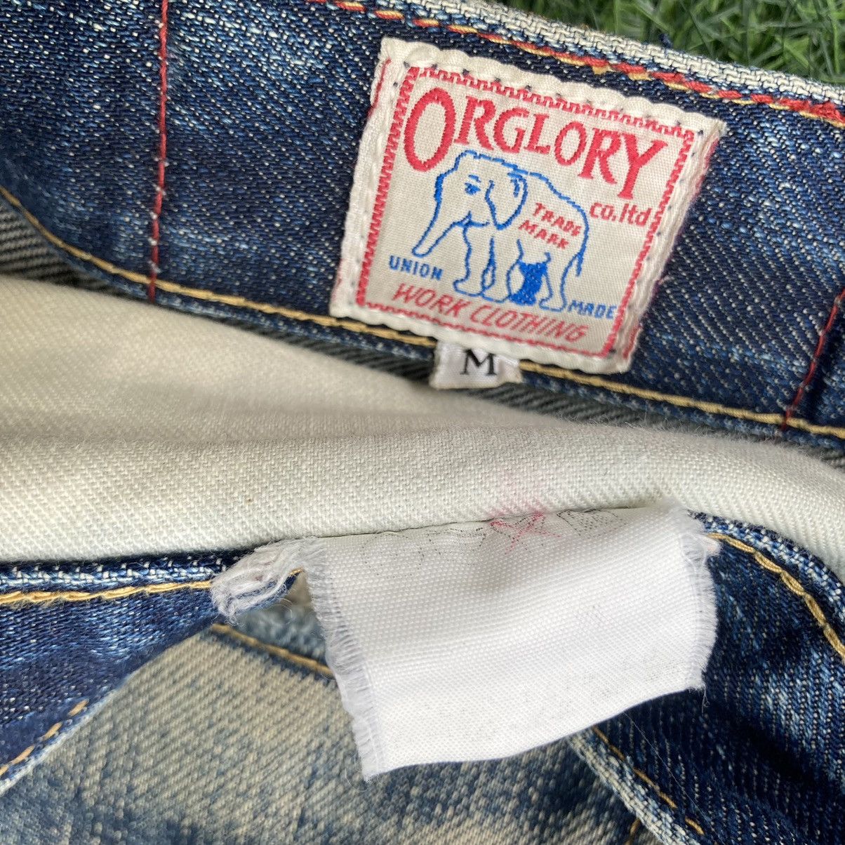 Or Glory × Vintage VINTAGE DISTRESSED OR GLORY UNION MADE JEANS Size US 32 / EU 48 - 16 Thumbnail