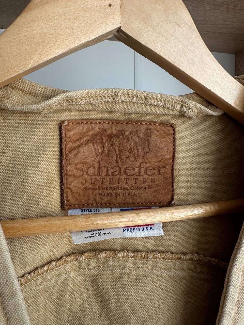 Vintage Vintage Schaefer Western Leather USA Beige Jacket Size US M / EU 48-50 / 2 - 12 Thumbnail