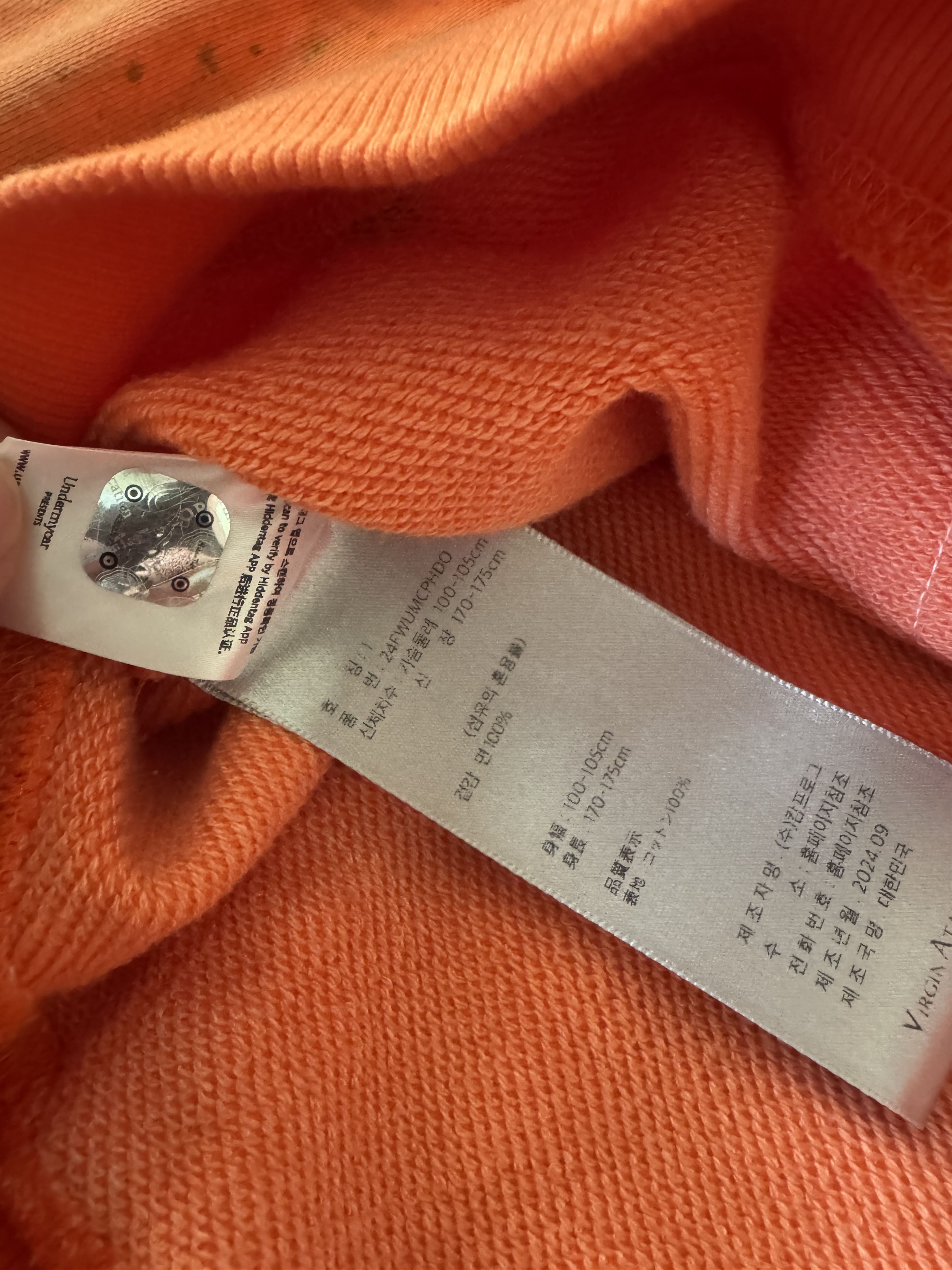 Other Undermycarpresent “virgin ataraxia” distressed hoodie Size US M / EU 48-50 / 2 - 9 Thumbnail