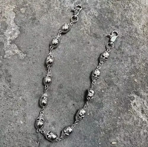 Jewelry Pocket Chain Skull Punk Rock Link Gothic Death Wallet Demon Size ONE SIZE - 3 Thumbnail