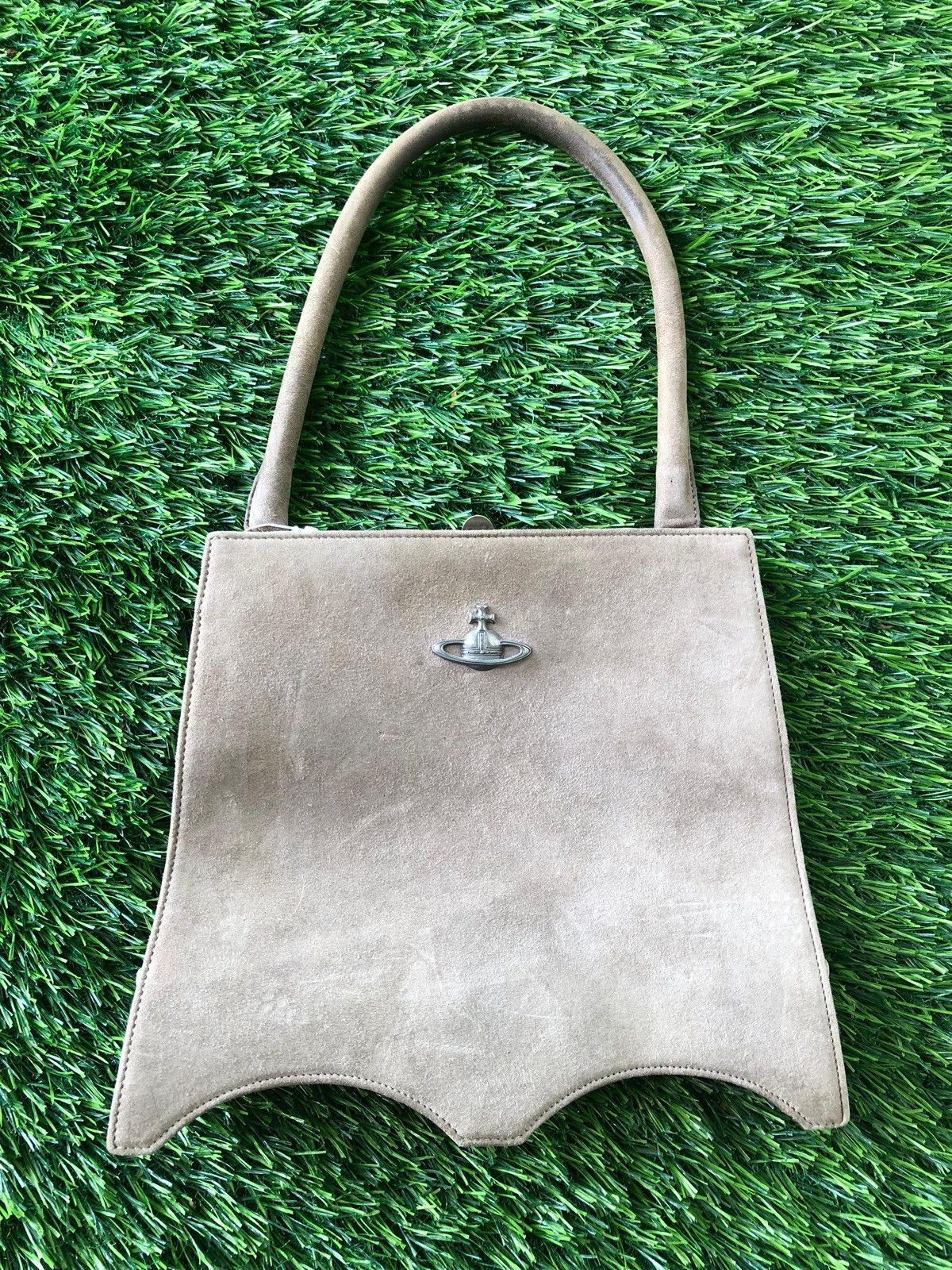 Vivienne Westwood 💥Last Drop💥Viviene Westwood Suade Leather Handle Bag Size ONE SIZE - 1 Thumbnail