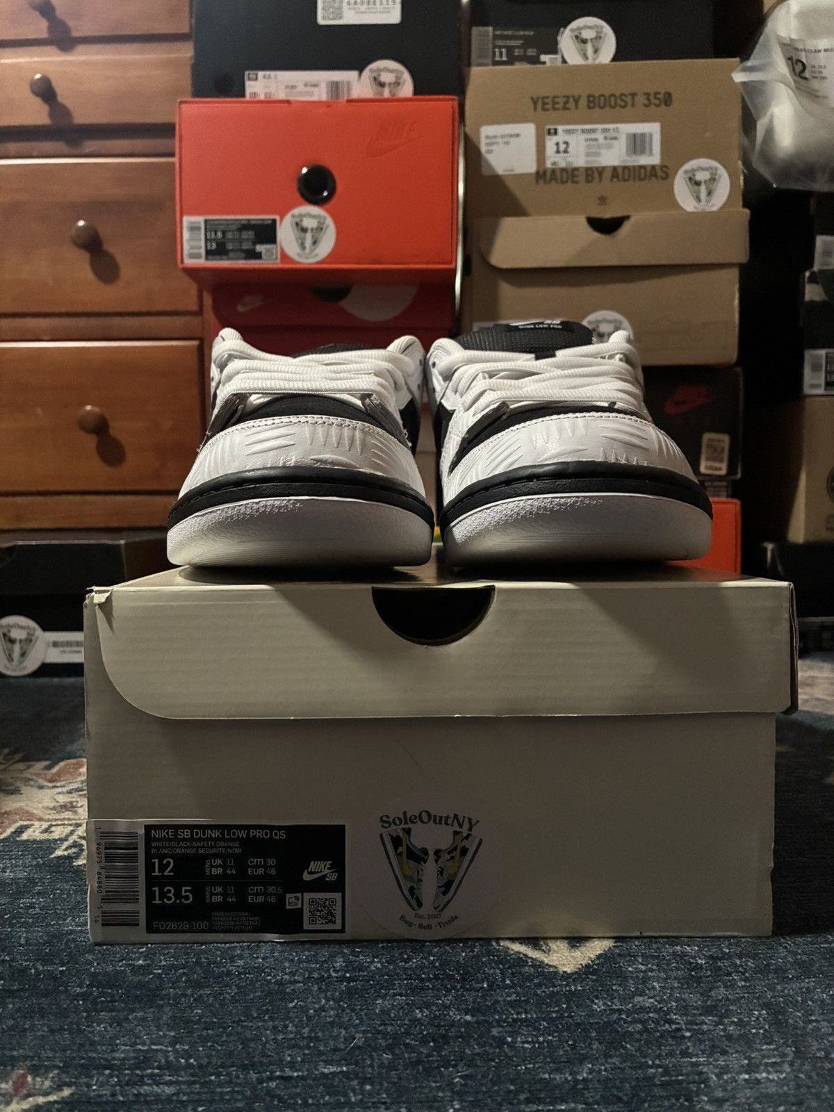 Nike SB Nike SB Dunk Low Tightbooth SKU FD2629-100 Brand New Size 12 Size US 12 / EU 45 - 4 Thumbnail