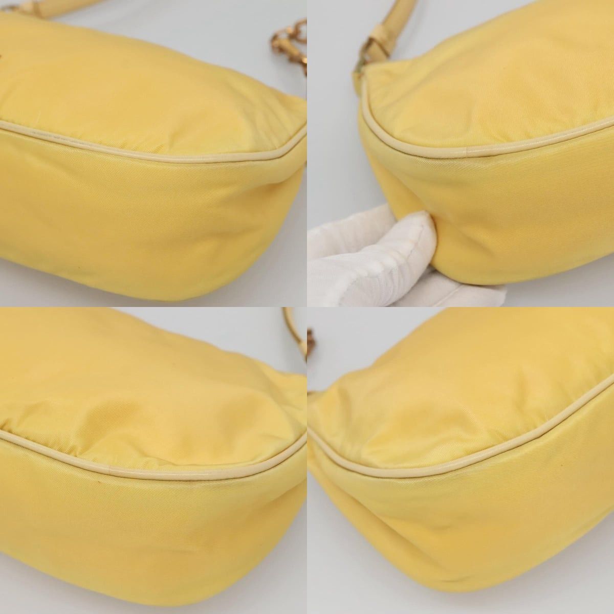 Prada PRADA Shoulder Bag Nylon Yellow Gold Size ONE SIZE - 10 Thumbnail