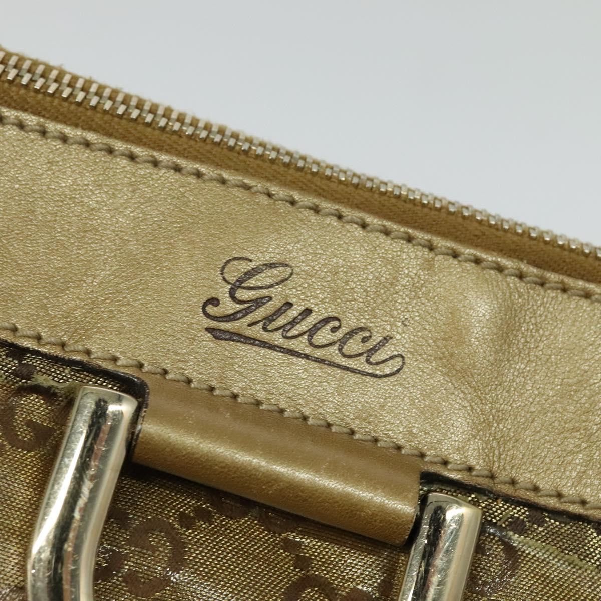 Gucci GUCCI GG Crystal Shoulder Bag Gold Size ONE SIZE - 14 Thumbnail