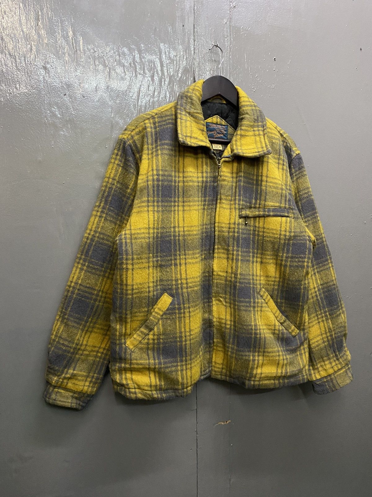 Vintage Vintage Jungle Storm Wool Plaid Tartan Jacket Size US M / EU 48-50 / 2 - 3 Thumbnail