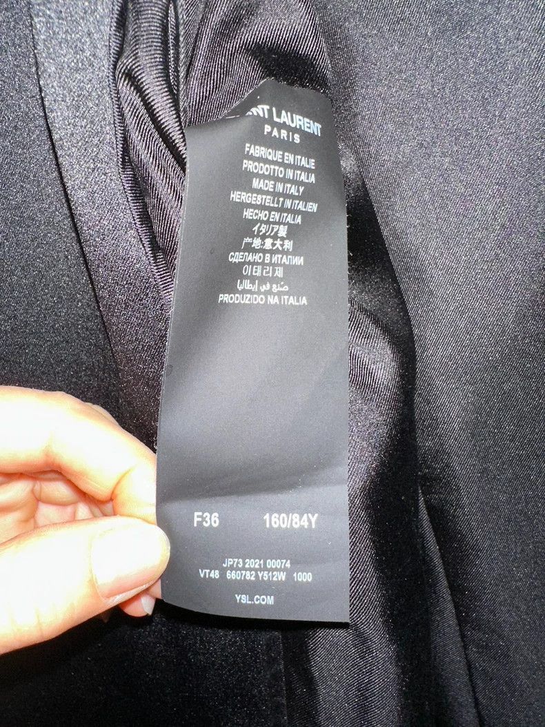 Saint Laurent Paris Saint Laurent Paris Classic double breasted suit jacket-250 Size US S / EU 44-46 / 1 - 2 Thumbnail