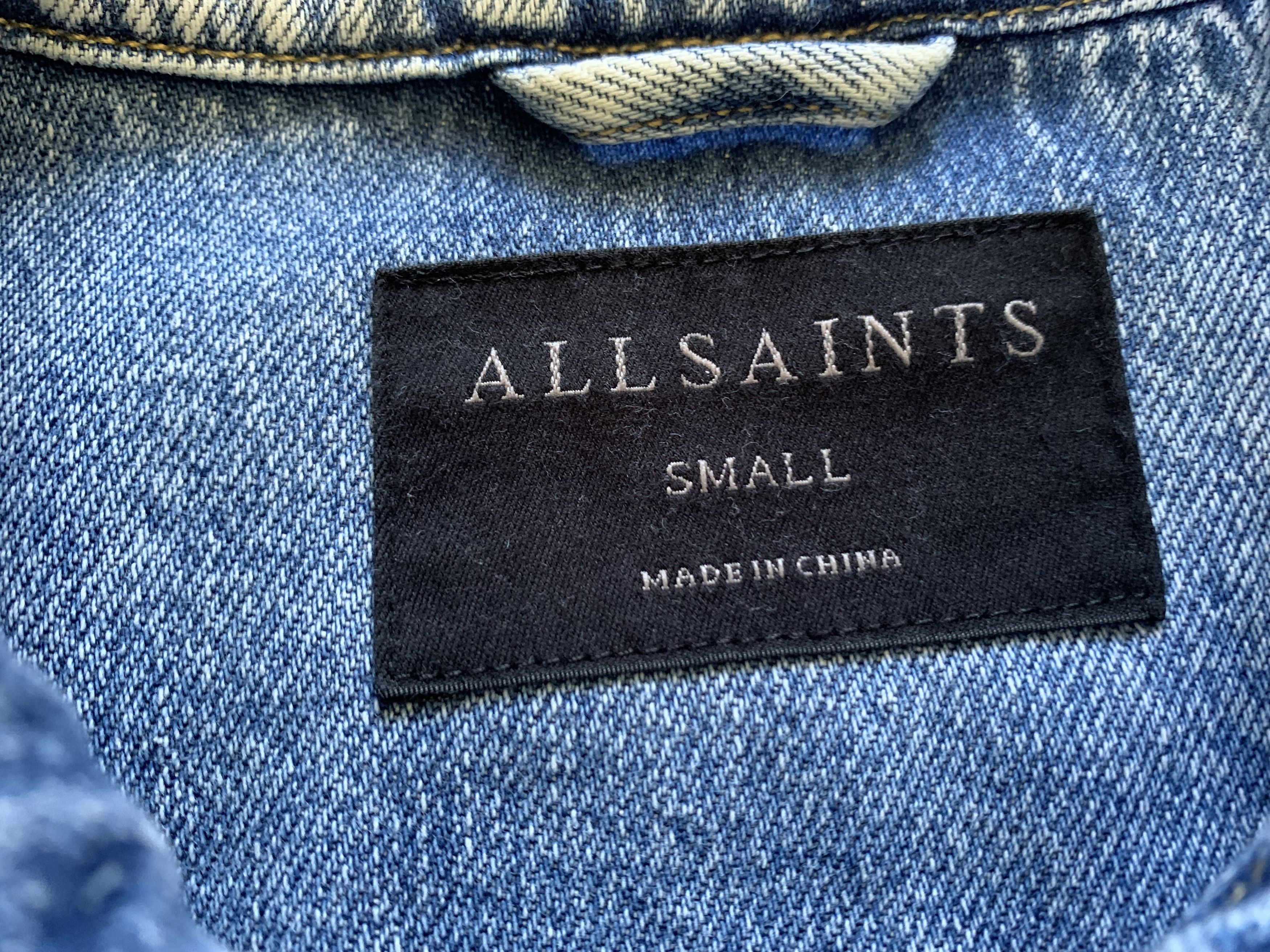 Allsaints Allsaints Frankie Denim Bomber Jacket Size S / US 4 / IT 40 - 6 Thumbnail
