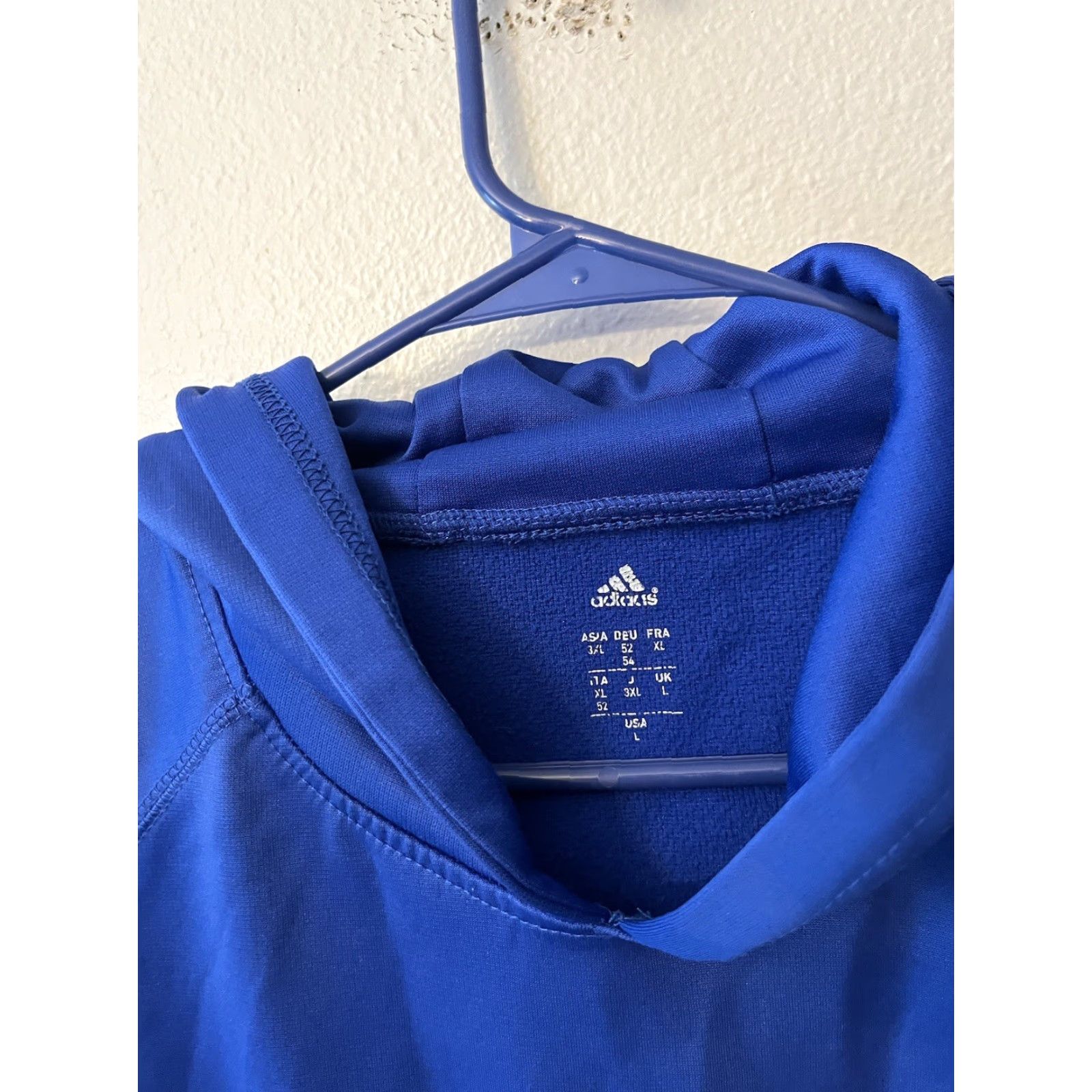 Adidas VINTAGE Adidas Baseball Hoodie Shirt Teens 3XL Blue Boys 3XL Sports Pullover Hoodie Mens Womens Boys Girls Size US XXL / EU 58 / 5 - 2 Thumbnail