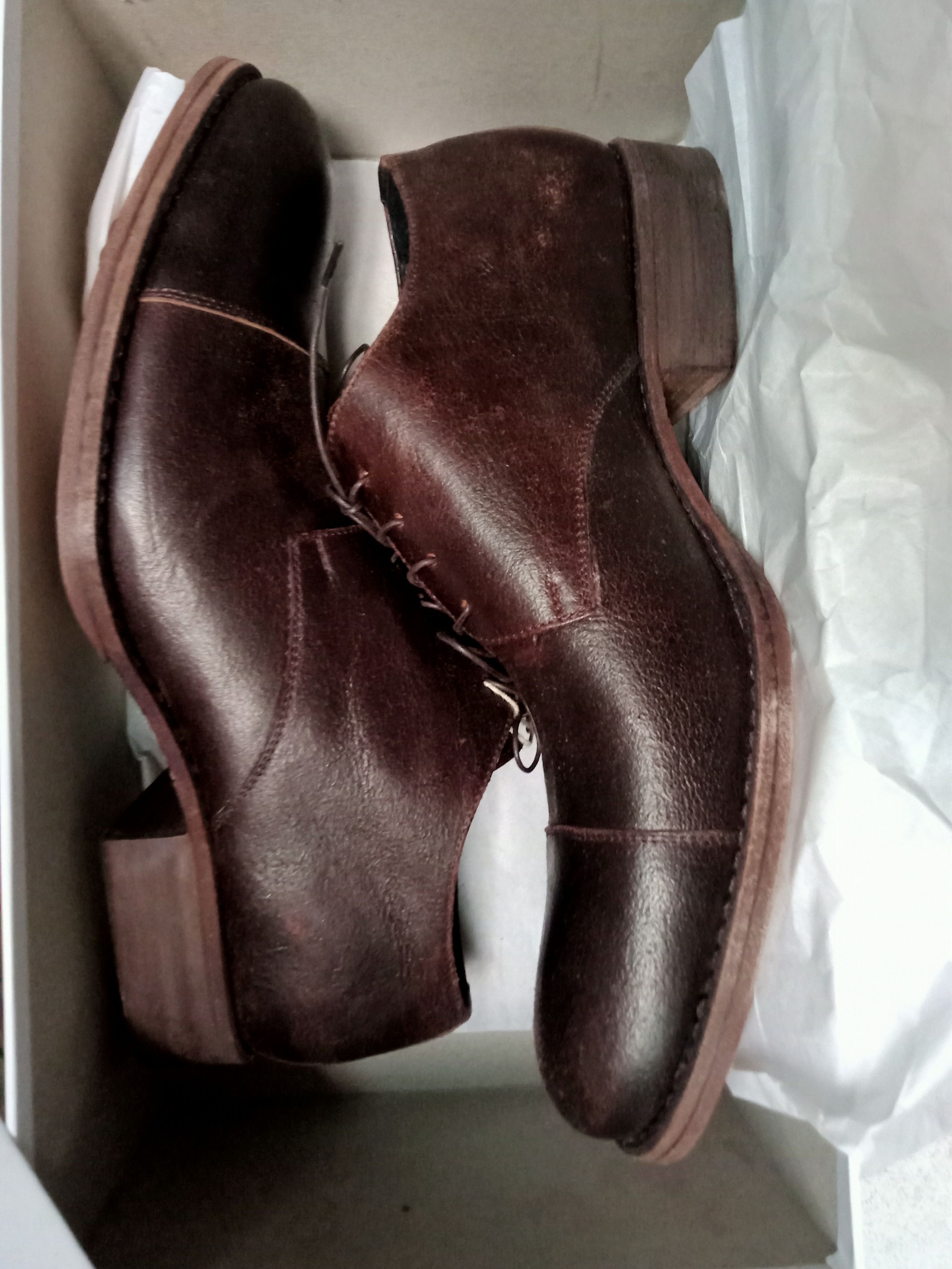 Carpe Diem Heavy destroyed waxed horse derby Size US 11 / EU 44 - 1 Thumbnail