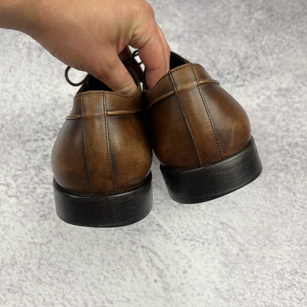 Bally Bally derby Mens brown brogues derby Oxford monk shoes 9 Size US 9 / EU 42 - 6 Thumbnail