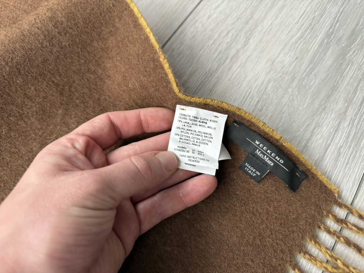 Max Mara Max Mara Weekend Wool Scarf Size ONE SIZE - 7 Thumbnail