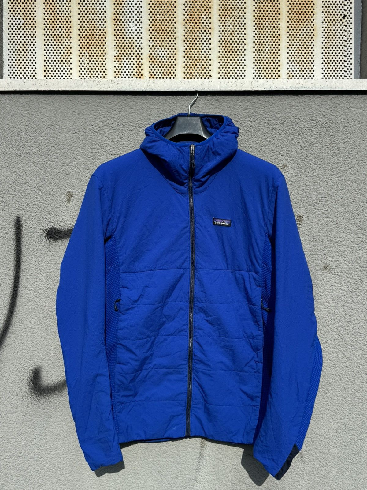 image of Outdoor Life x Patagonia Nano-Air Light Hybrid Hoody Jacket Full Zip Size XL in Blue, Men's