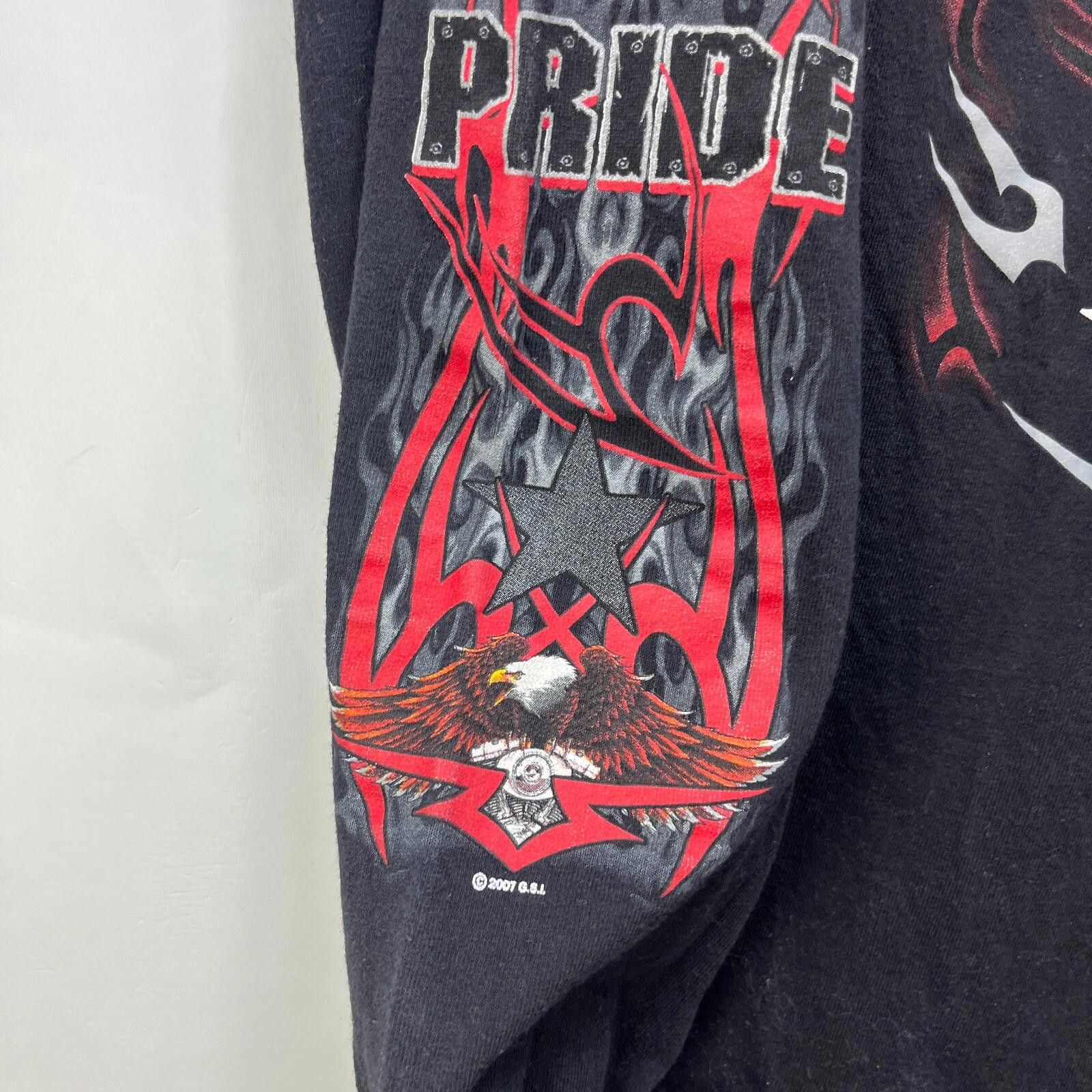 Vintage Vintage Flames Biker Eagle Motorcycle Shirt Medium Flames Size US M / EU 48-50 / 2 - 5 Thumbnail