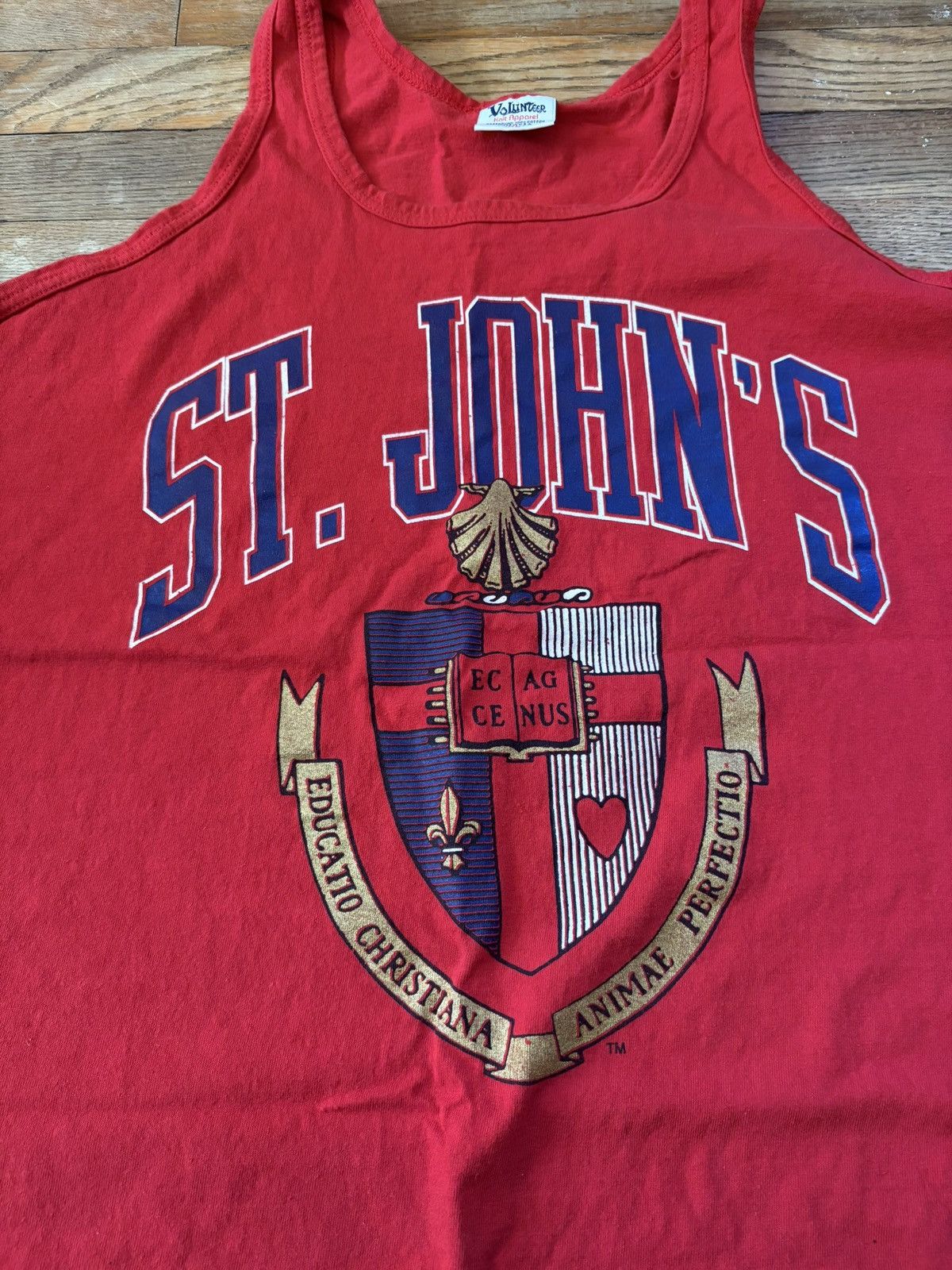 NCAA × Vintage ST JOHNS UNIVERSITY Tank Top Size US XL / EU 56 / 4 - 2 Thumbnail