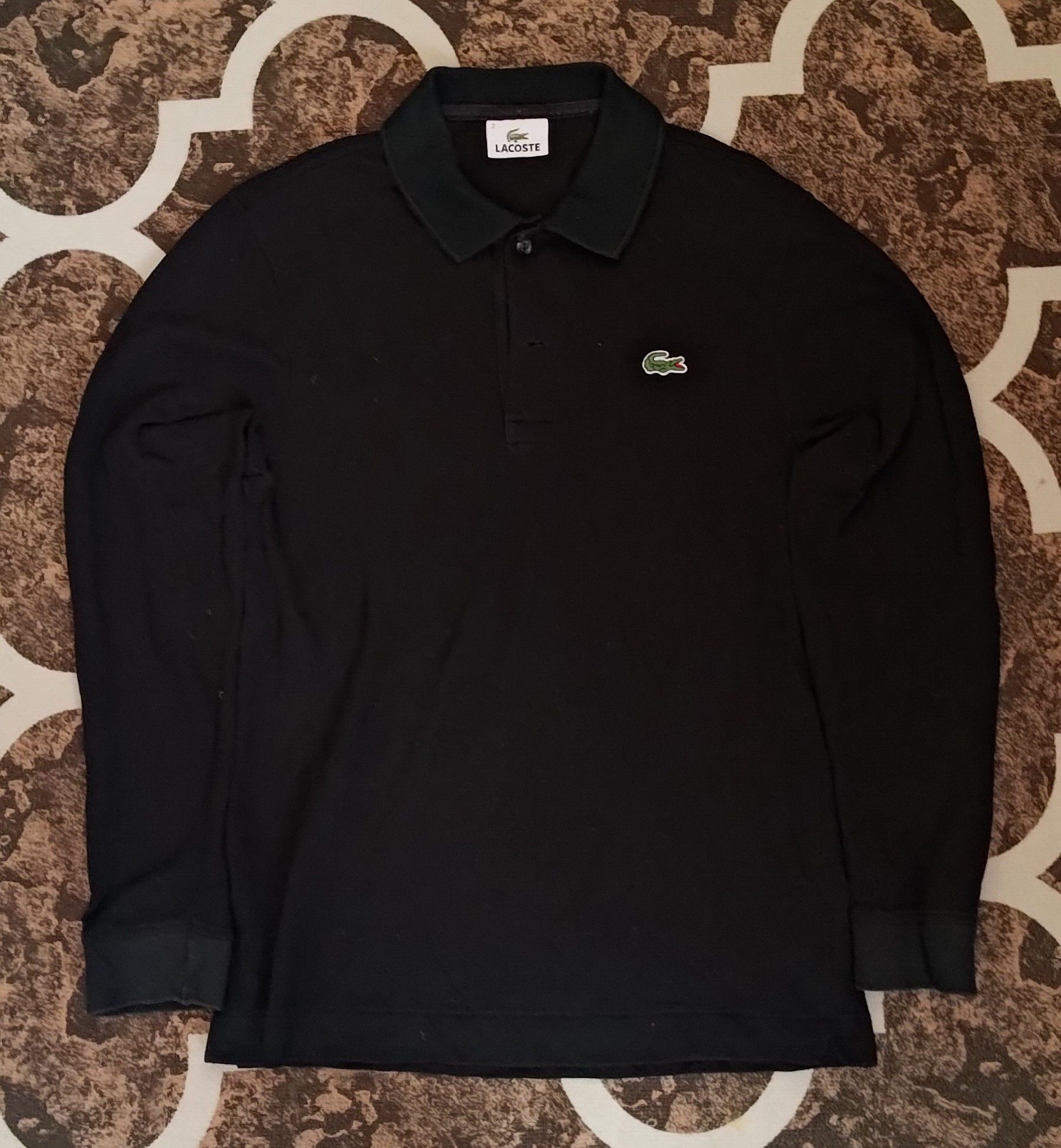 Lacoste Vintage Long Sleeve Lacoste Japan Size US S / EU 44-46 / 1 - 1 Thumbnail
