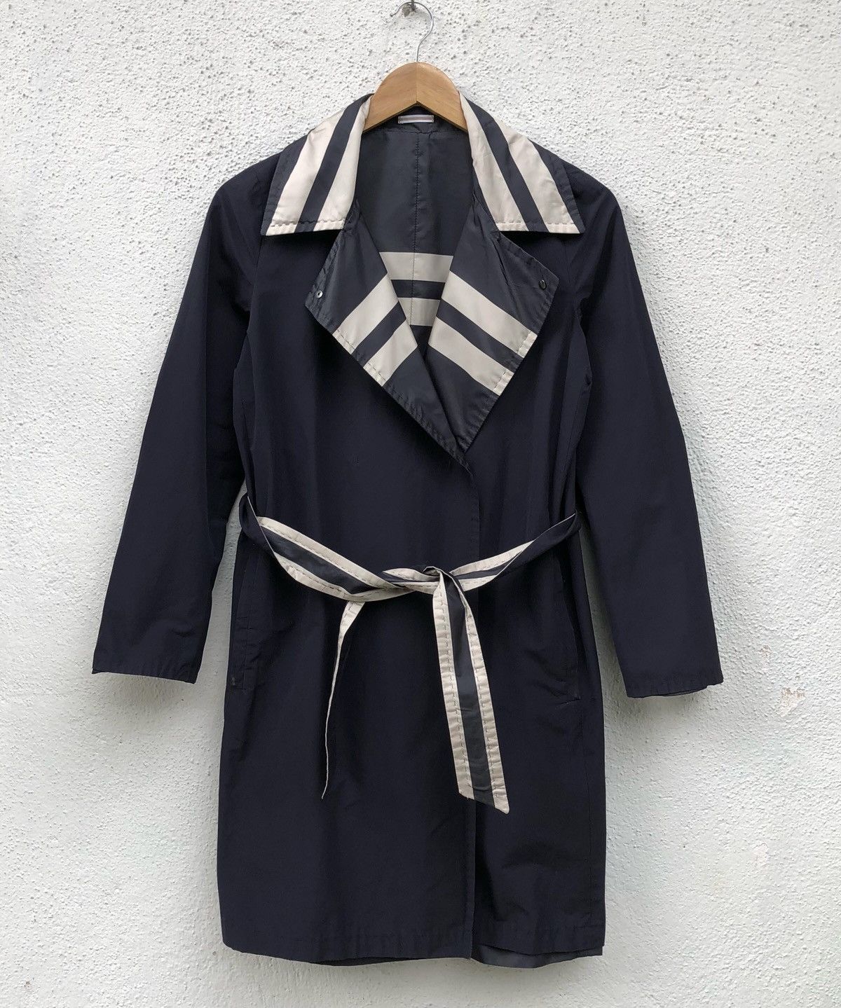 Max Mara MaxMara / Reversible Nylon Coat, Navy, Dark Blue Jacket Size S / US 4 / IT 40 - 5 Thumbnail