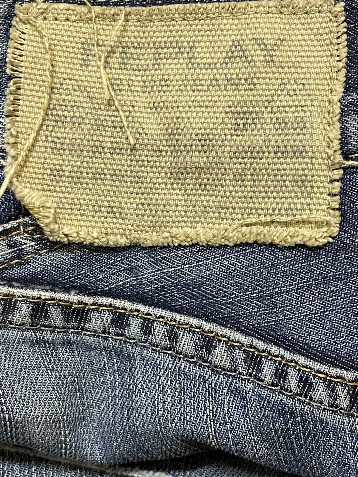 Replay Blue Faded Wash Avant Garde Style Loose Jeans