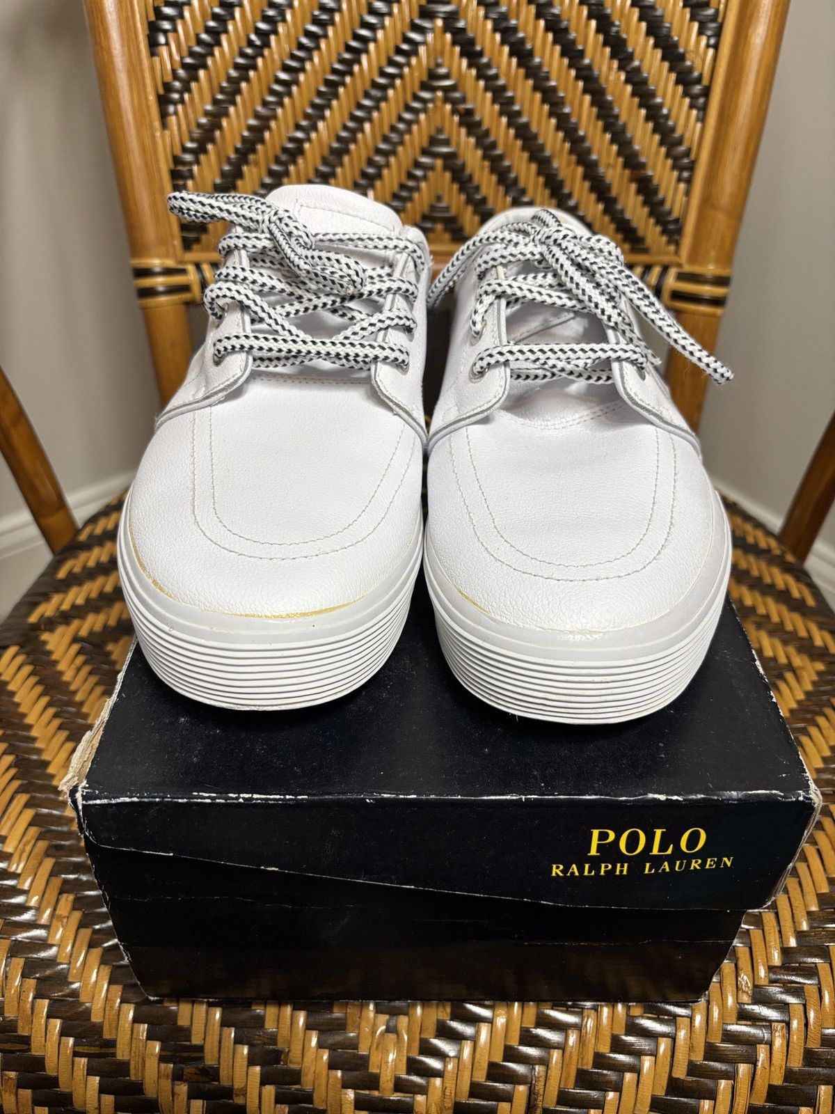 Polo Ralph Lauren Polo Ralph Lauren Faxon Low Top Sneakers 10.5 Men’s Size US 10.5 / EU 43-44 - 2 Thumbnail