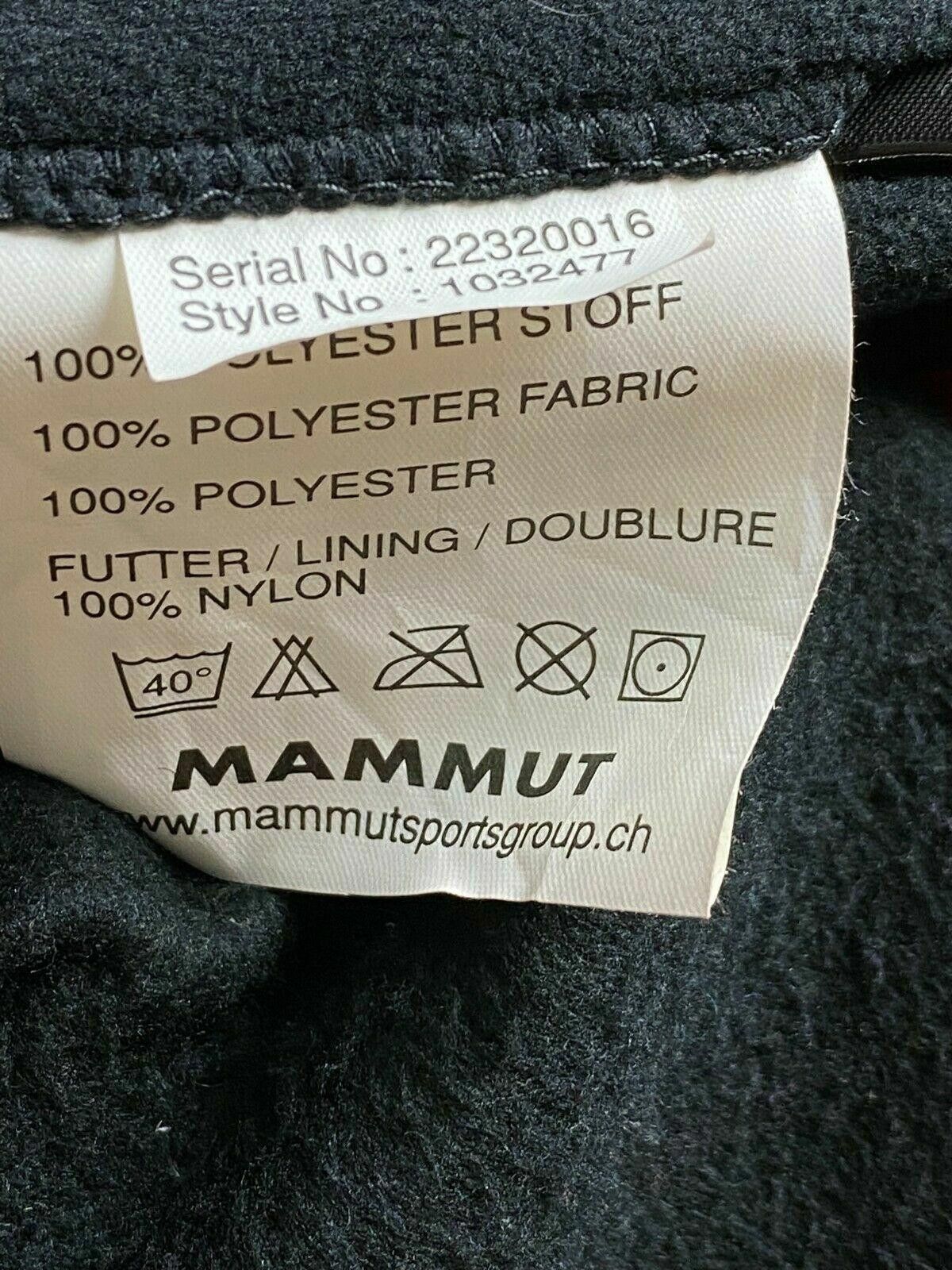 Mammut Ladies Mammut Outdoor Black Full Zip Fleece Jacket Size XS Size XS / US 0-2 / IT 36-38 - 10 Thumbnail
