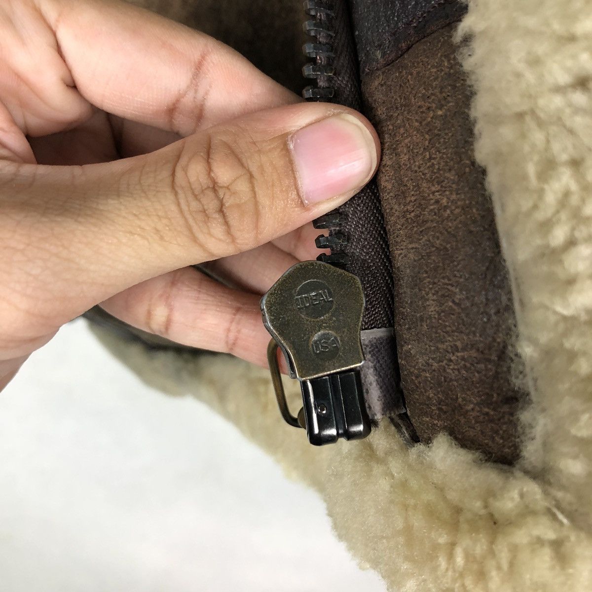Aero Leathers × Vintage Vintage B3 Leather Jacket Shearling Cooper Genuine Made Usa Size US S / EU 44-46 / 1 - 18 Thumbnail