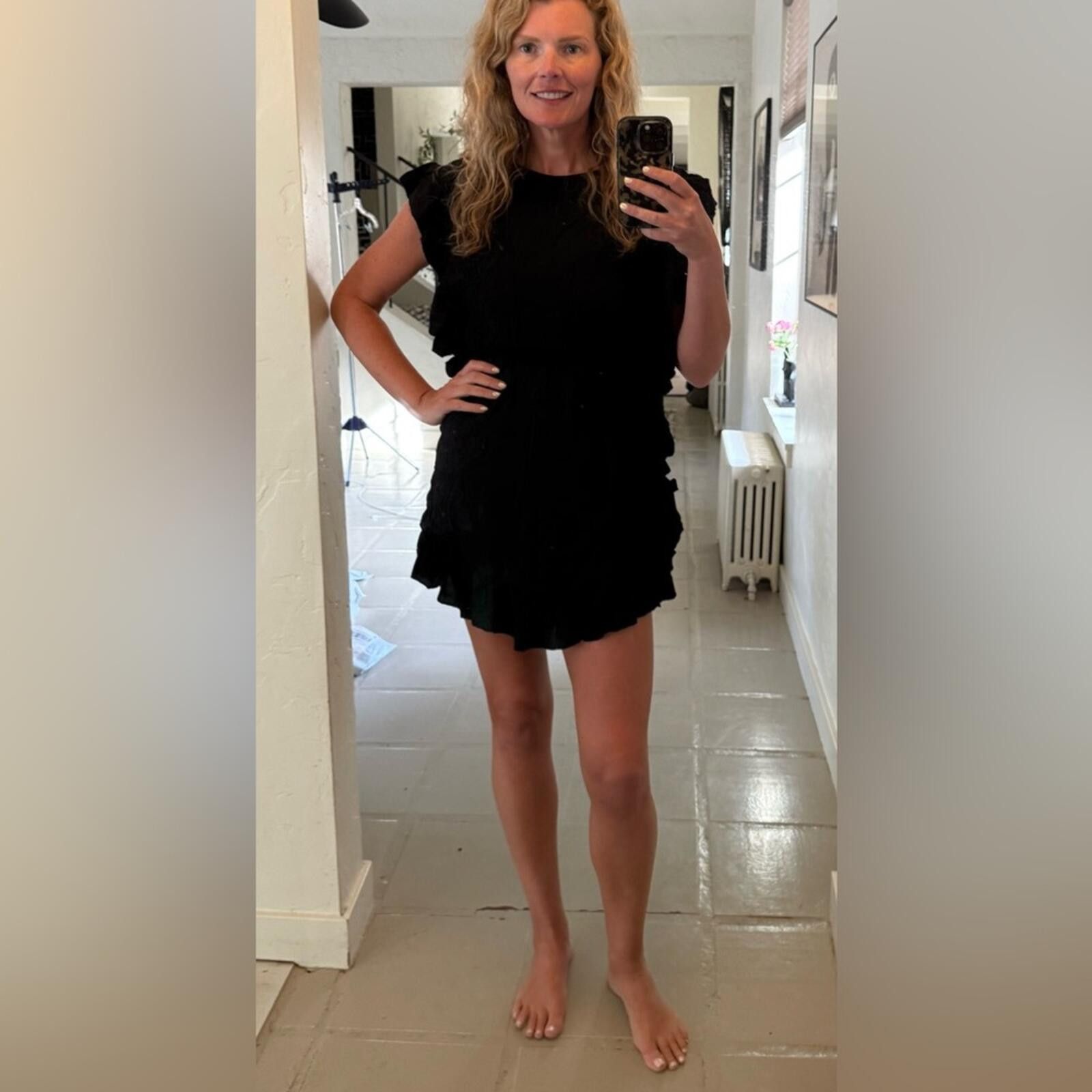 Iro IRO $425 Black Mini Dress, Size 34 size 2 or 4 Size S / US 4 / IT 40 - 12 Thumbnail