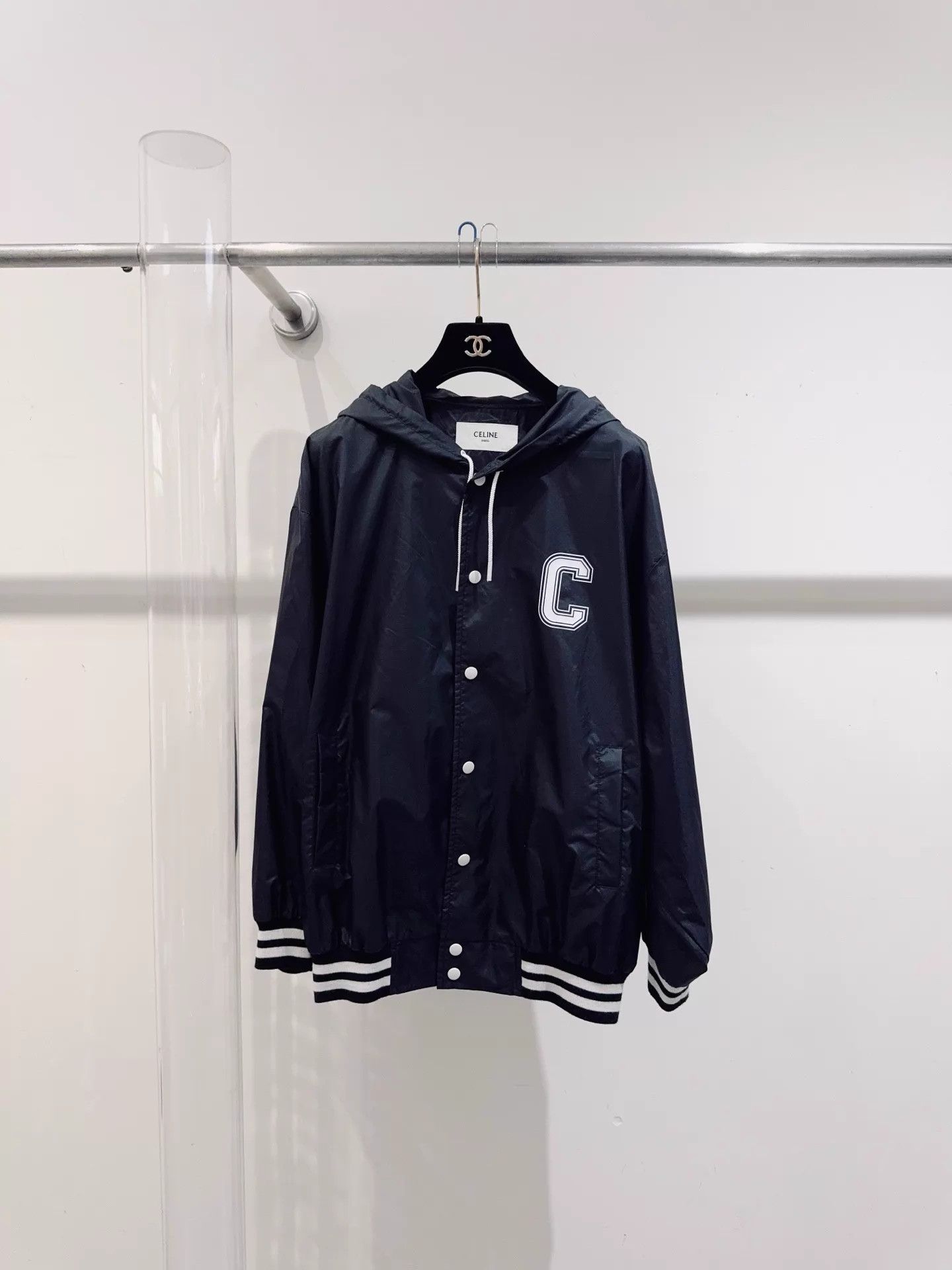 Celine Celine Waterproof Shell Jacket 38 Black Size XS / US 0-2 / IT 36-38 - 1 Thumbnail