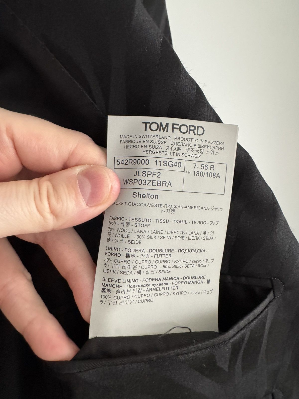 Tom Ford Tom Ford Zebra Blazer Silk Blend sz. 56! Size 46R - 6 Thumbnail