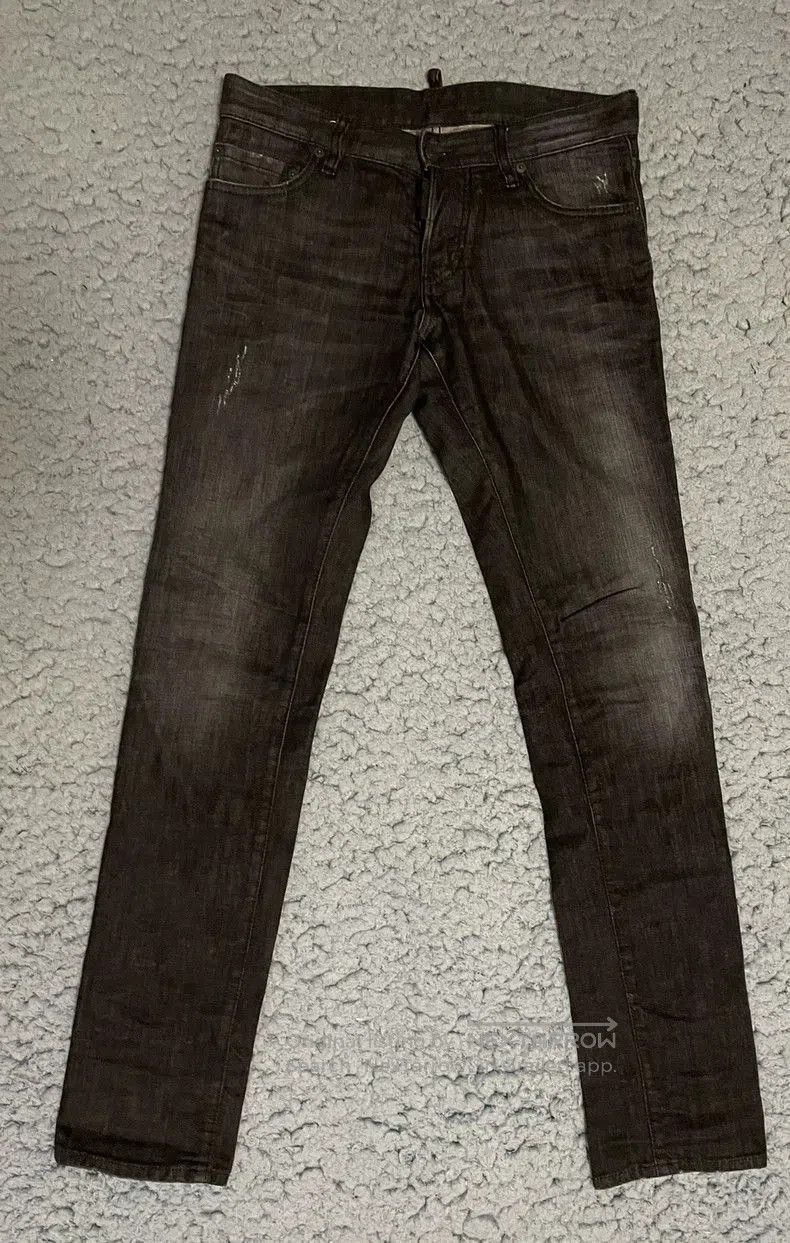 Dsquared2 Dsquared2 Black Gray Washed Jeans. Size US 36 / EU 52 - 1 Thumbnail