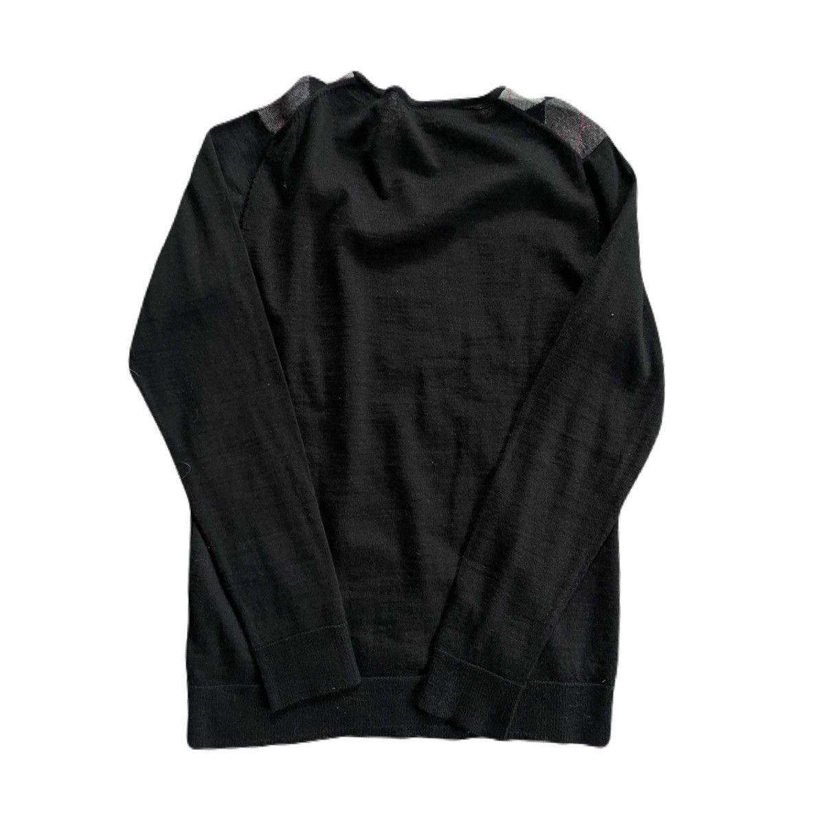 If Six Was Nine 2000s Japanese archive Vkei Argyle V-Neck Knit Sweater Y2K Size US S / EU 44-46 / 1 - 4 Thumbnail