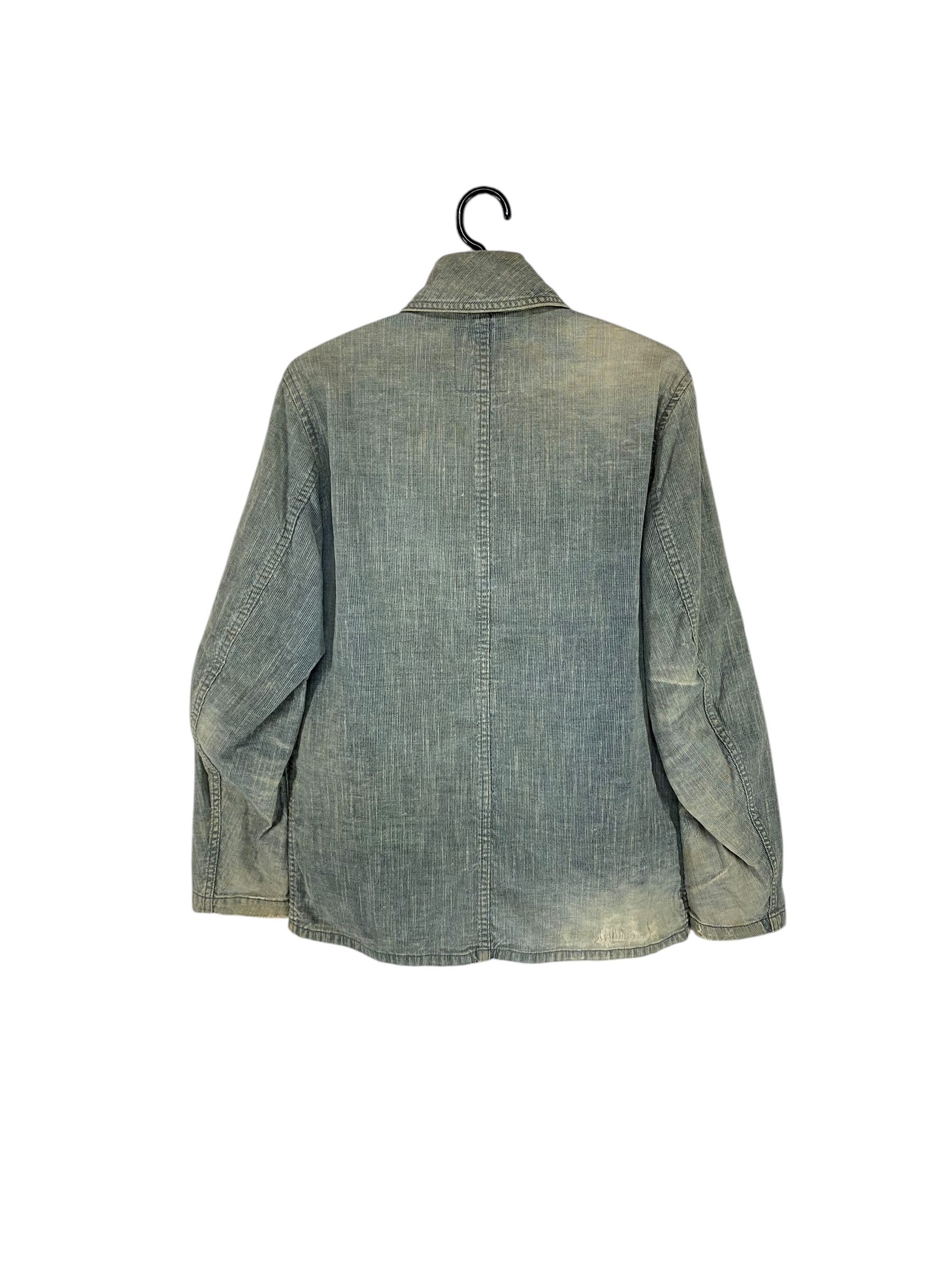 Visvim Visvim shawl collar distressed USN chore jacket Size US S / EU 44-46 / 1 - 2 Thumbnail
