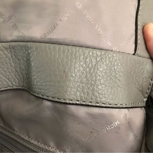 Michael Kors Michael Kors Riley rhinestone studded gray pebble drawstring Size ONE SIZE - 14 Thumbnail