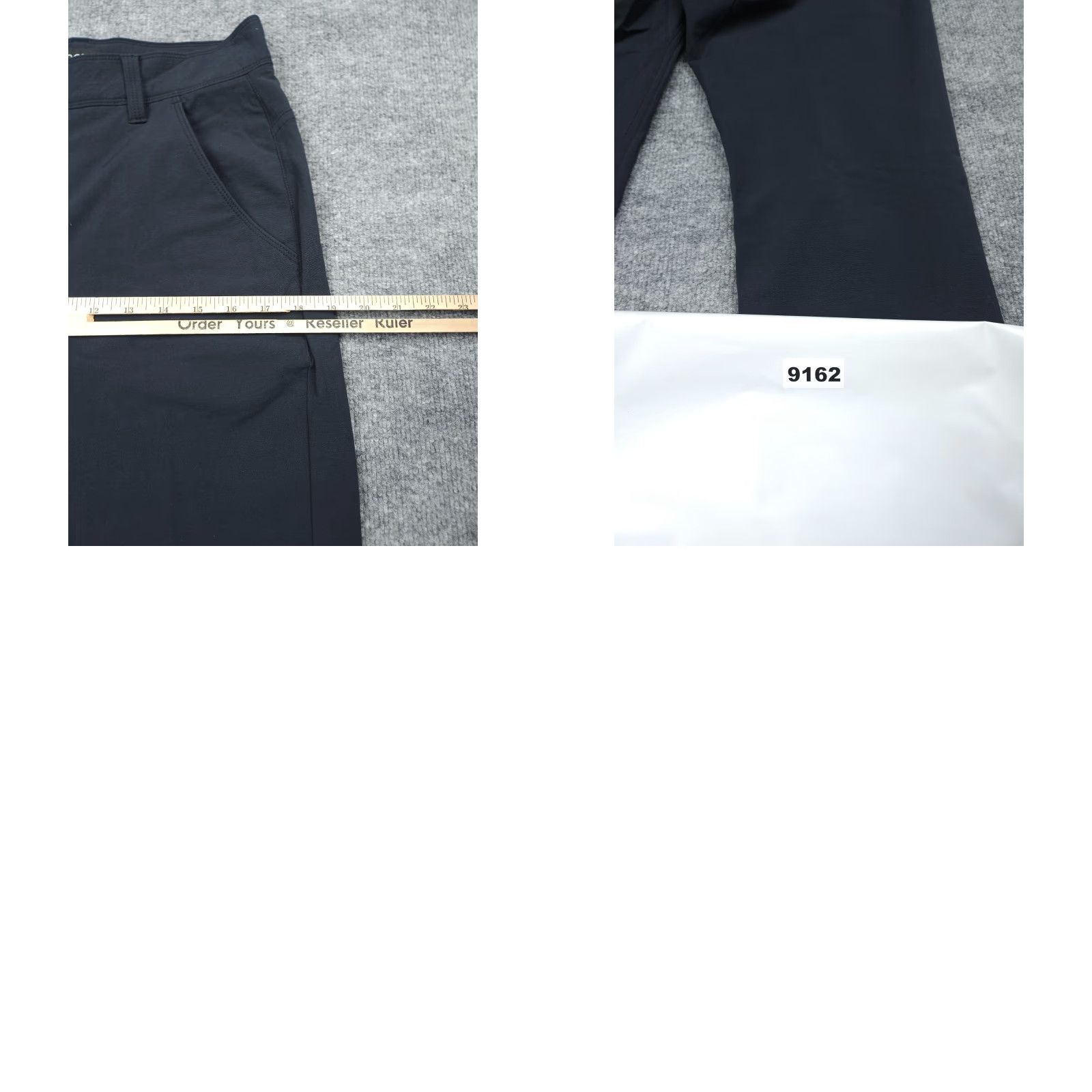 Vintage PROOF Chino Pants Mens 31 x 30 Blue Performance Stretch Travel Tech Slim Straight 30 Inseam Package Pockets Casual Overall Mens Size US 31 - 9 Thumbnail