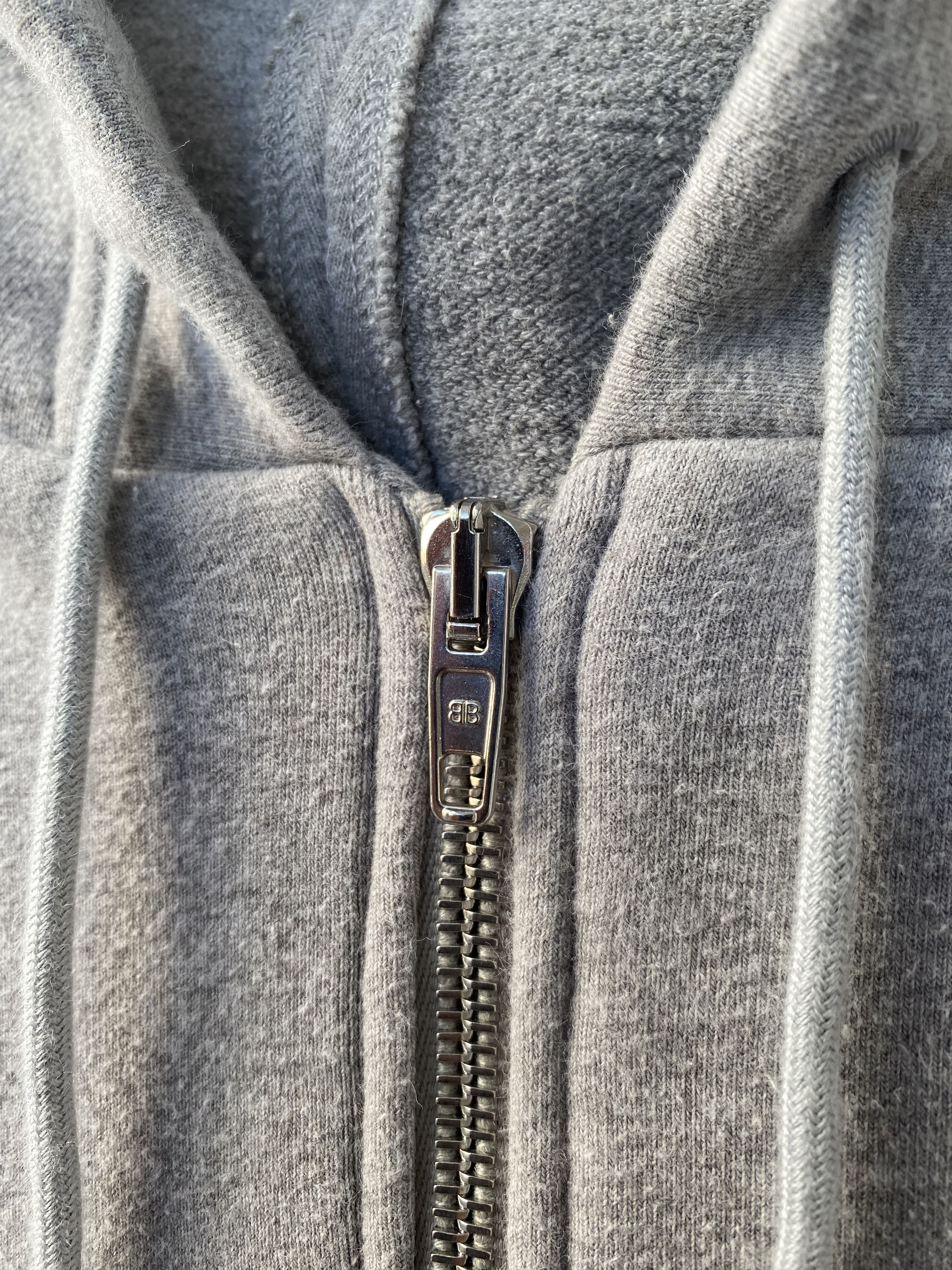 Balenciaga small logo zip up hoodie Size US M / EU 48-50 / 2 - 4 Thumbnail
